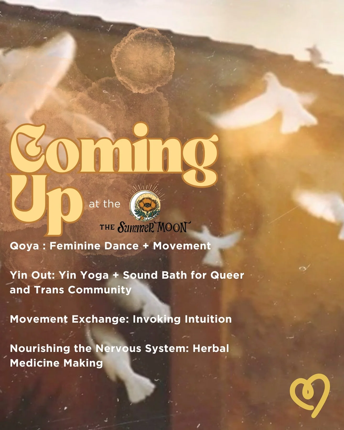 So much sweetness lies around the corner. The second half of October highlights offerings geared towards gentleness and attunement. 🪽🙂&zwj;&harr;️✨ Meet yourself where you&rsquo;re at and join us for some relaxing fun. ✨

🦋 Sunday Oc. 20th: Yin Ou