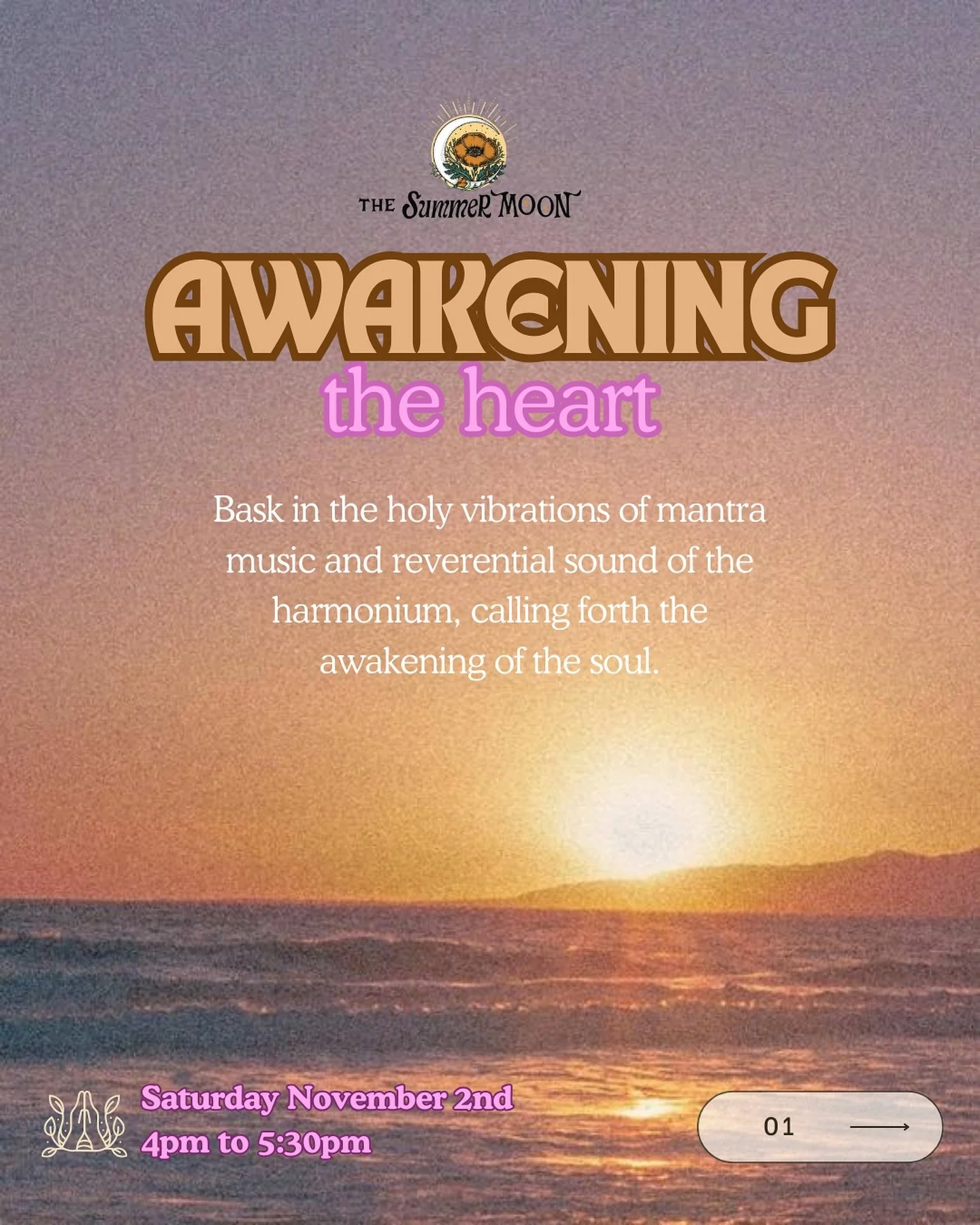 Join @stirheart Saturday Nov 2nd for a blissful sound bath of musical chanting. Bask in the holy vibrations of mantra music and reverential sound of the harmonium, calling forth the awakening of the soul. 💗🙂&zwj;&harr;️✨