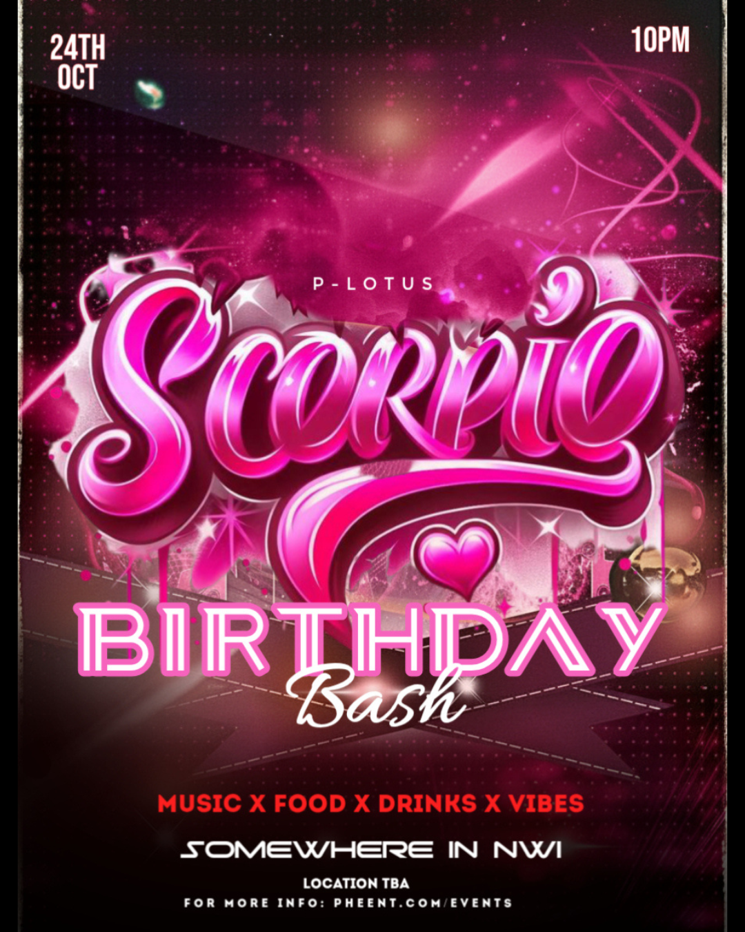 Get ready to party and compete in the Scorpio Birthday Bash & Open Mic Challenge grand finale—online vibes only!