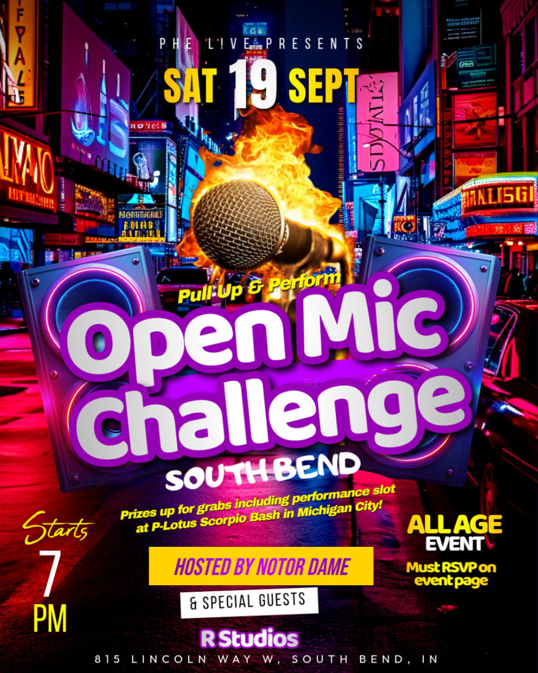 Get ready for a night where grind meets spotlight — a high-energy fusion of music, interviews, and creative hustle!