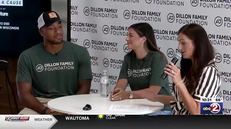 Dillon Family Foundation and U.S. Venture are turning rushing yards into food for Green Bay kids