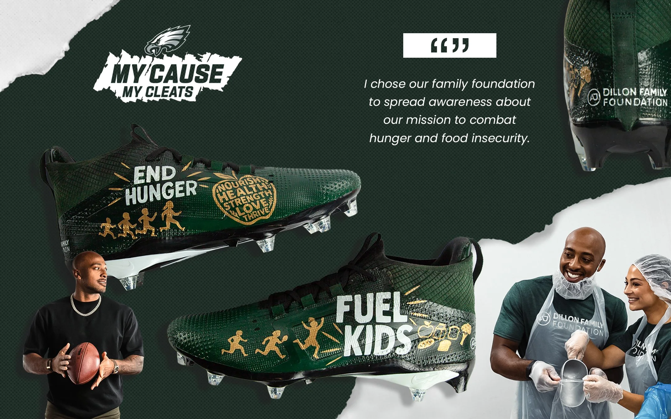 Eagles lace up for My Cause My Cleats vs. Bears