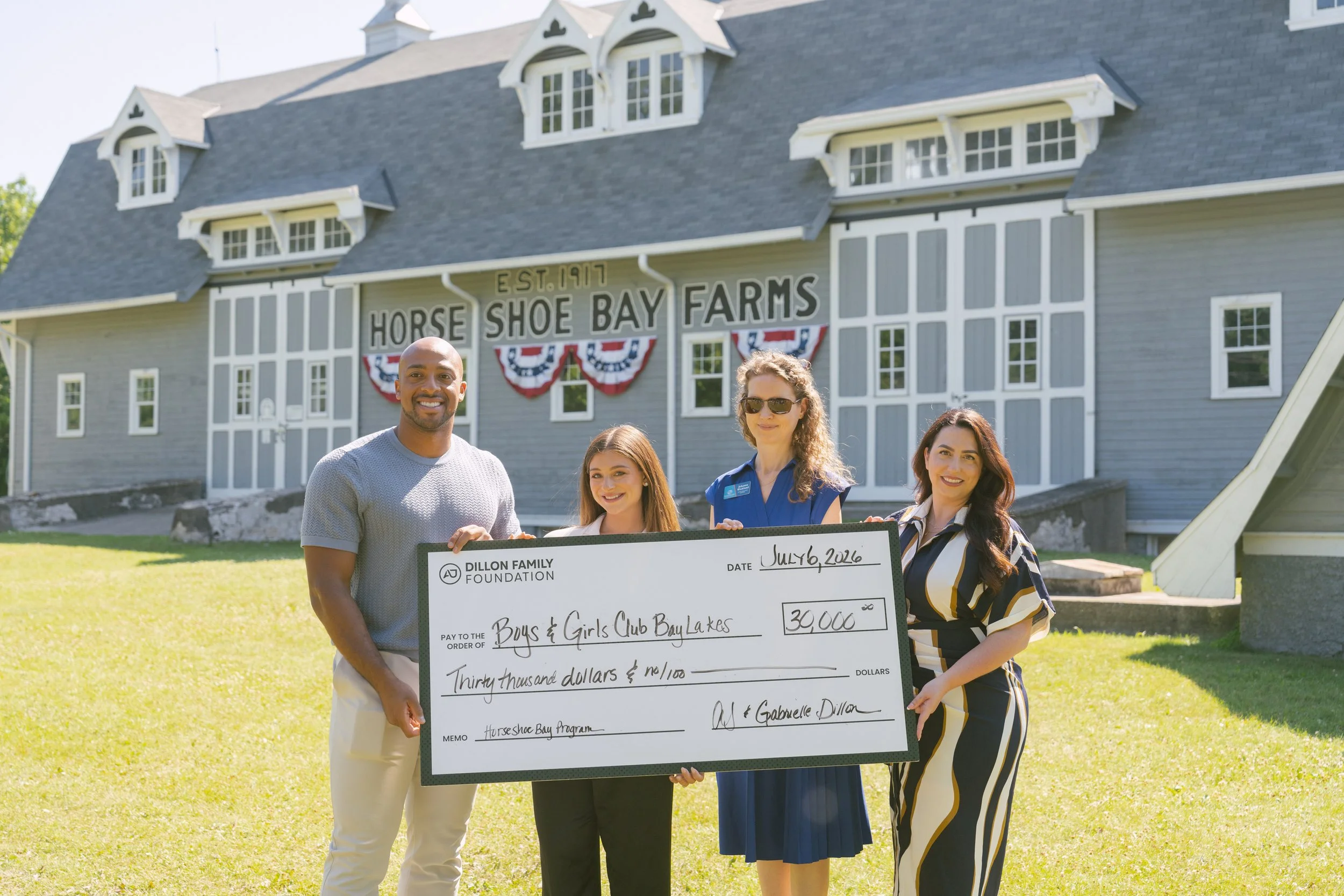 Dillon Family Foundation makes $30,000 donation to Boys &amp; Girls Club of Door County