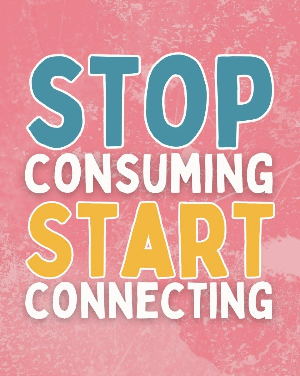 It's easy to forget to be social when you're caught up in creating &amp; consuming content.😅

Far too many business owners are busy talking AT their audience instead of talking TO them. 📣

Don't get me wrong- you still need to be posting.

But I'd 