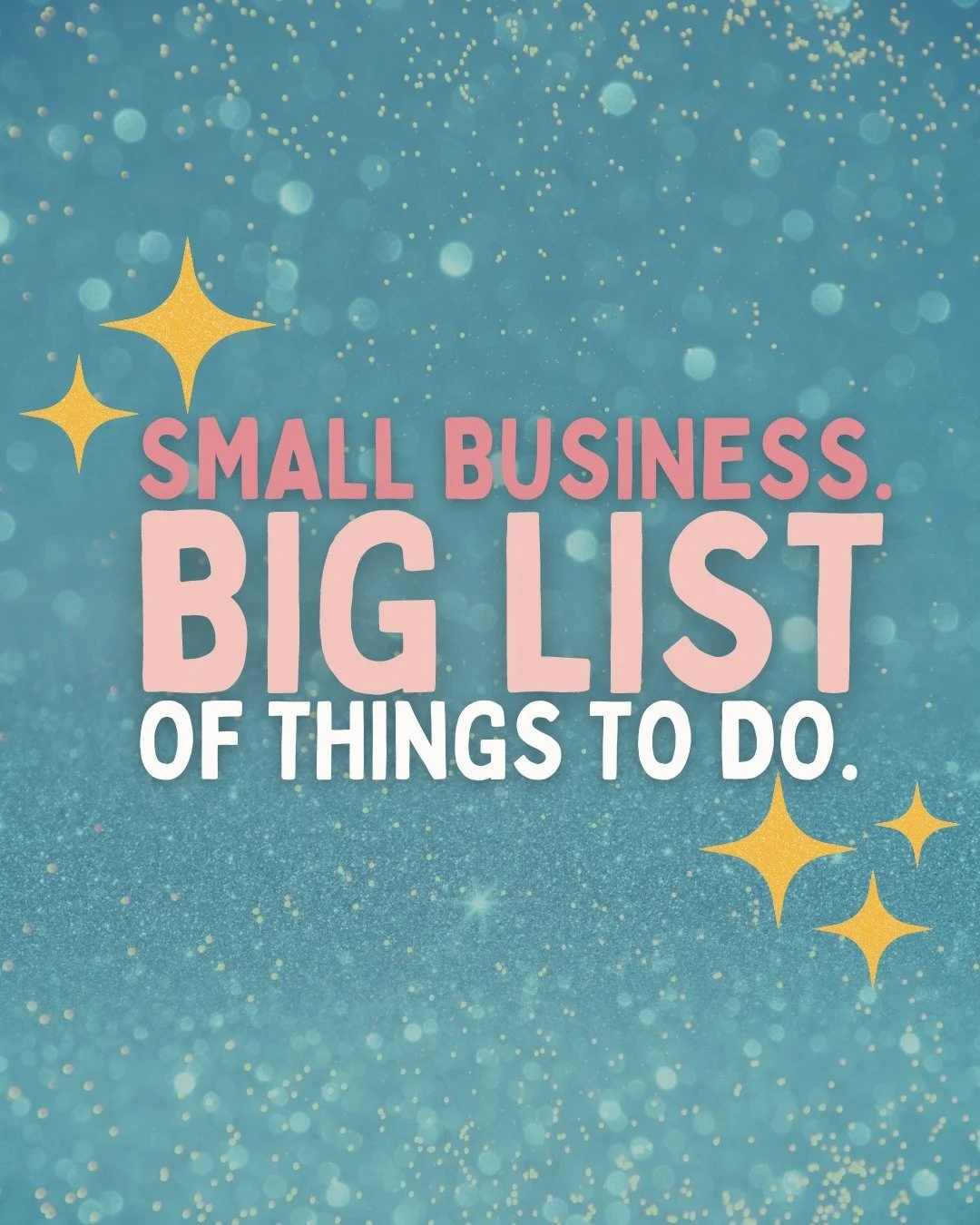 First of all- literally HOW is it December?? 🫣

If you weren't already busy enough- you're busy now. Amiright? 

Your ten-mile to-do list somehow just got ten miles longer. 🏃🏻&zwj;♀️💨

There's SO much that goes into being a business owner &amp; k