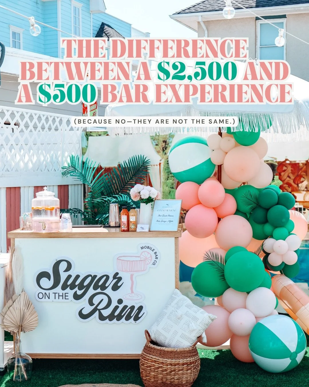 That $500 bar quote? It&rsquo;s not saving you money&mdash;it&rsquo;s costing you an experience.

Let&rsquo;s stop pretending all mobile bars are the same.
They&rsquo;re not.

On paper? Sure.

&ldquo;A bartender, some cocktails, a bar setup.&rdquo;


