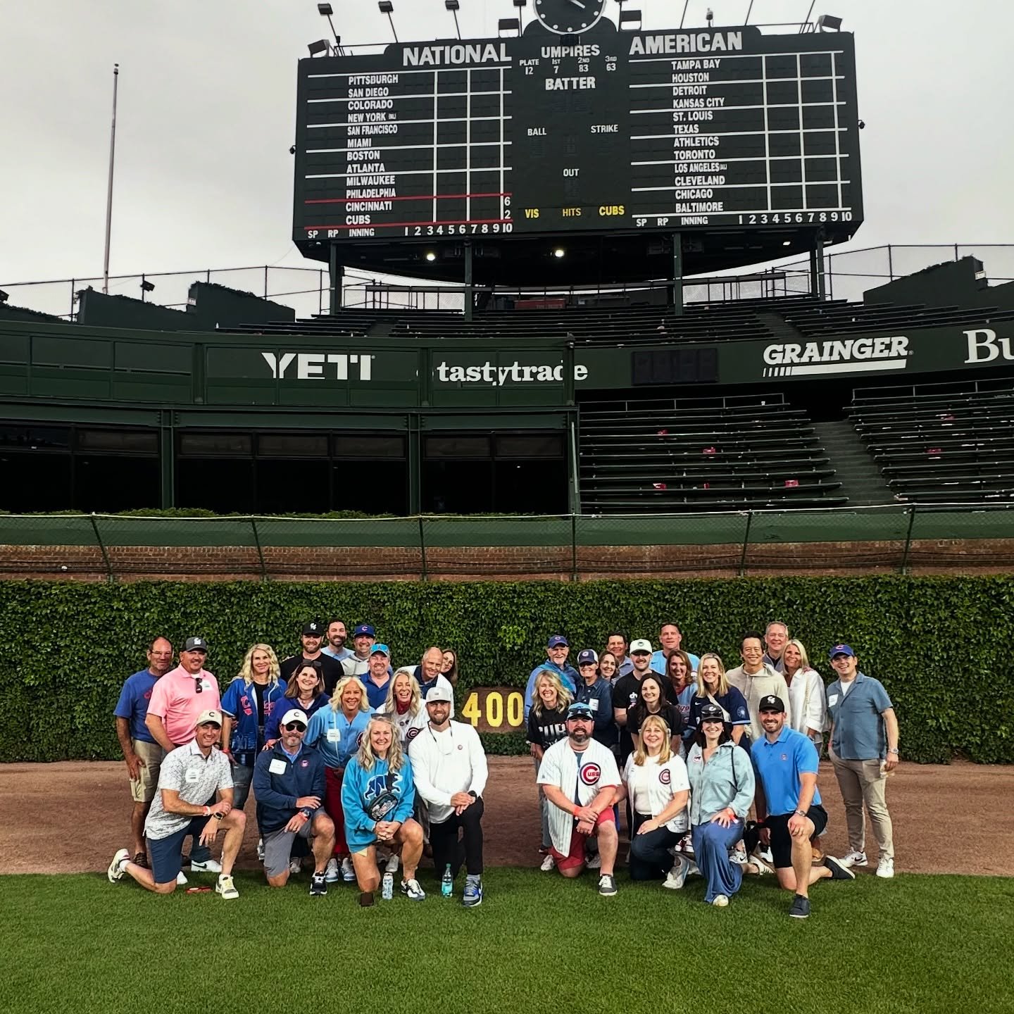 What a day at Wrigley! ⚾️ Grateful for the incredible group that came out for A Day at Wrigley with Champion Forward last Friday! More than just a fun day at the ballpark &mdash; it was about building community, sharing our mission, and championing a
