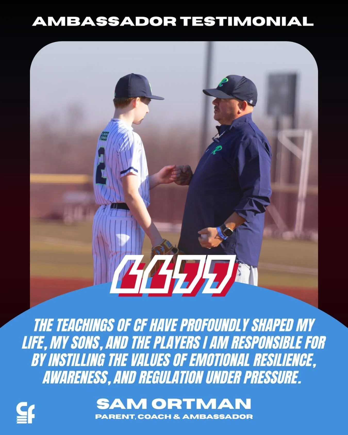 Real impact. Real leadership.

Champion Forward is equipping leaders to model resilience, awareness, and regulation under pressure on and off the field.