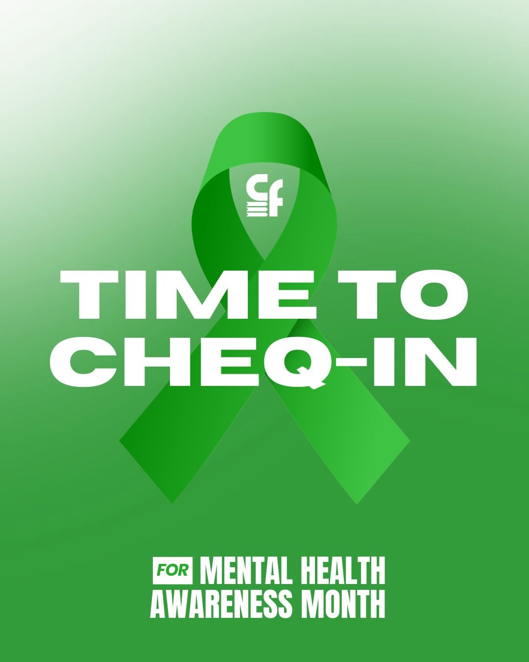 It&rsquo;s Mental Health Awareness Month, and here at Champion Forward￼ we want to celebrate with a Cheq-In.

Our simplest tool is designed to help you take a moment in your day to identify what you&rsquo;re feeling. No context required. Just honestl
