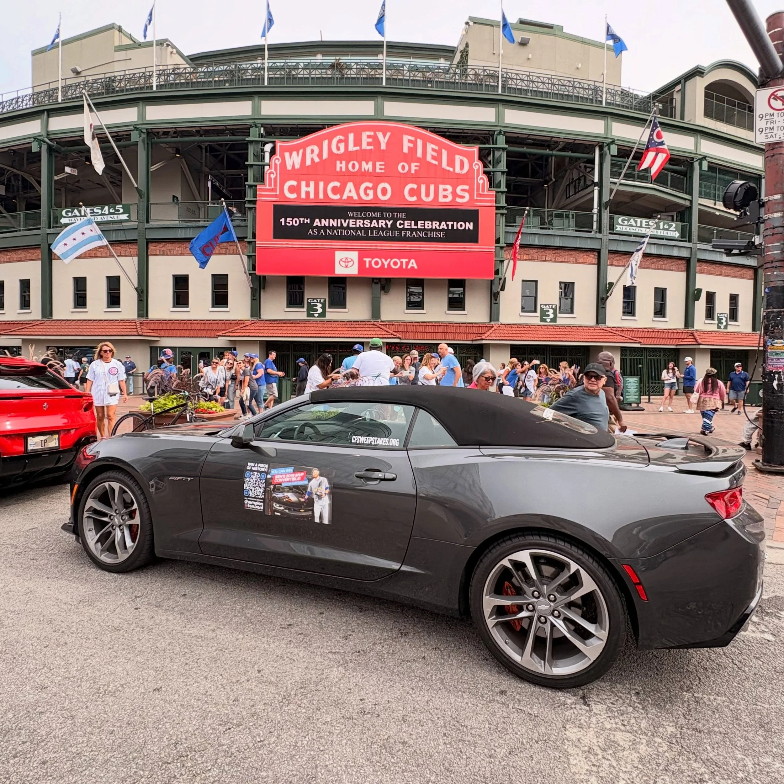 🚨 THE COUNTDOWN IS ON!! 🚨

Only 19 DAYS until we pull the winner of Ben Zobrist&rsquo;s 2016 World Series MVP Camaro! 

And the best part? This could be YOUR car for as little as $5! 

Enter the 2026 Champion Forward Sweepstakes today through the l
