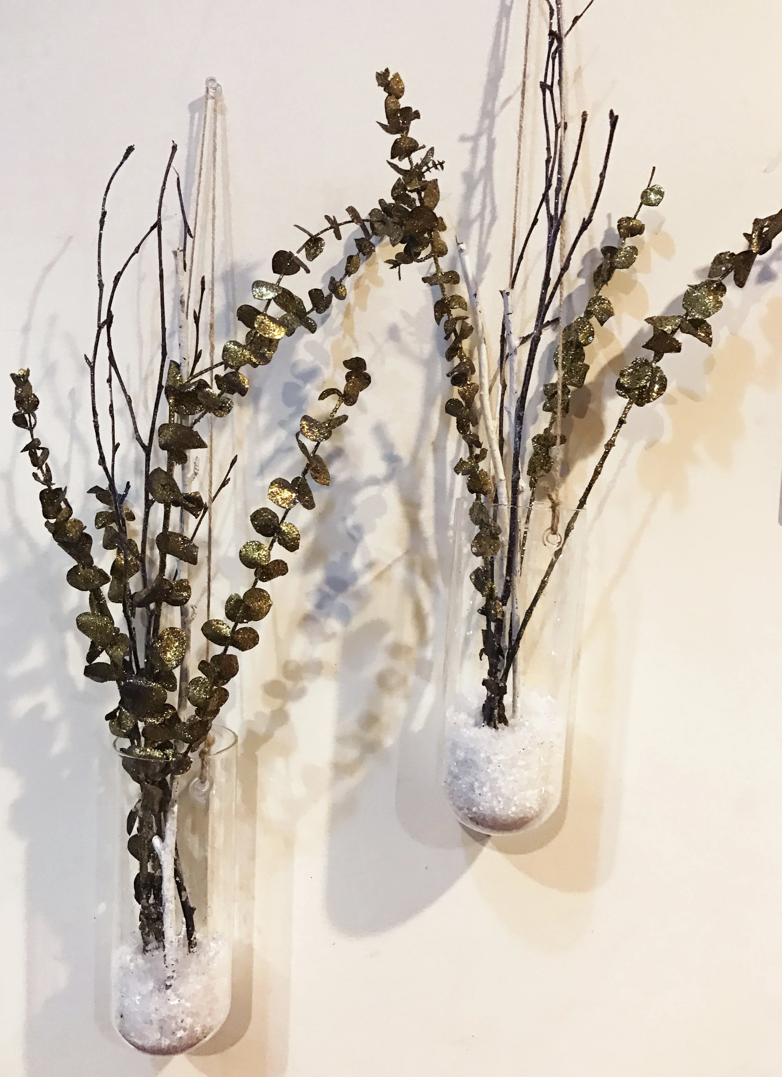 Our easy, DIY solution for wall decor above the sofa.