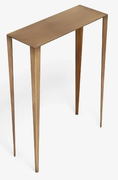 En Pointe - Small Brass Console Table - $1,595