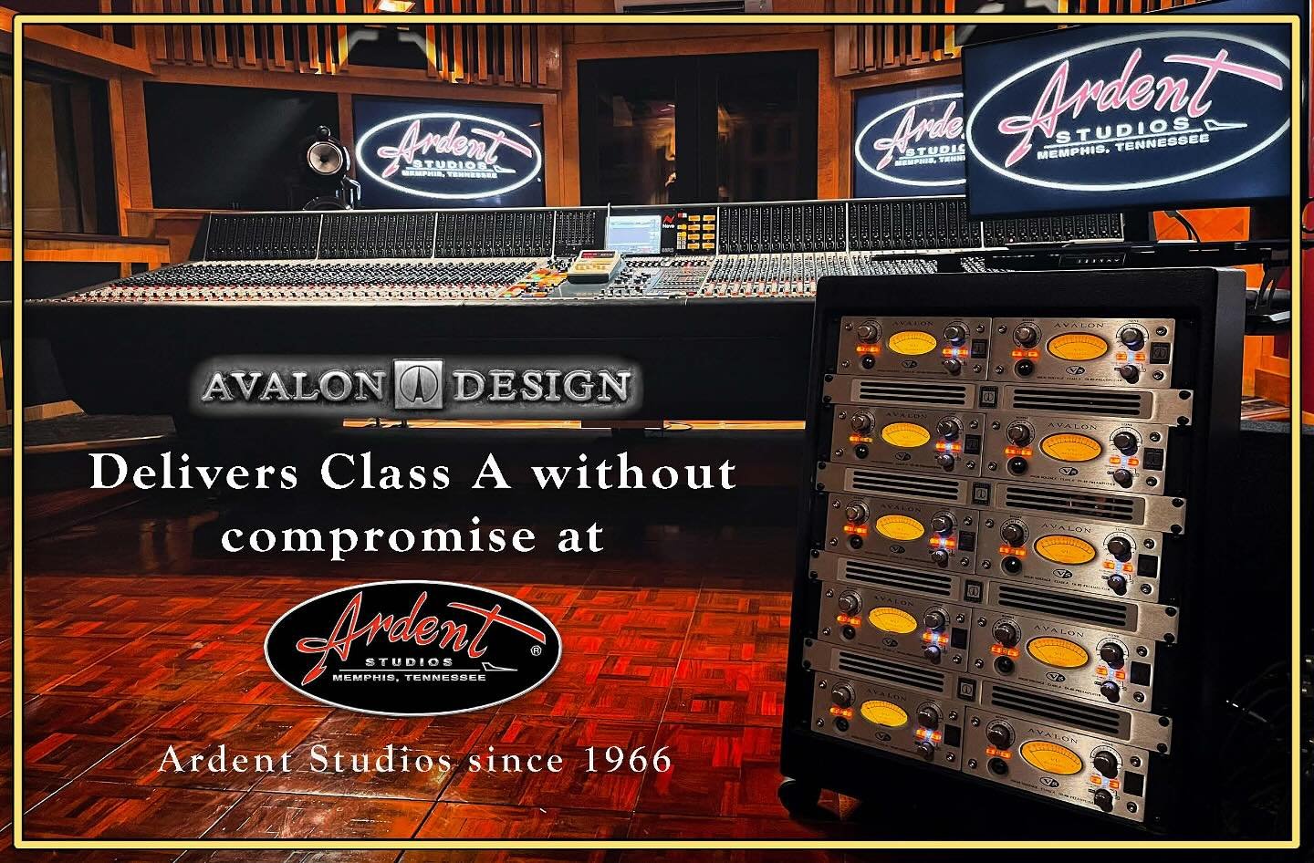 User spotlight - @ardentstudiosmemphis The Memphis powerhouse where icons like Isaac Hayes and Led Zeppelin crafted tracks that echo through decades. Ardent proudly uses 10 Avalon V5s. 

#avalondesign #ardentstudios #avalonv5