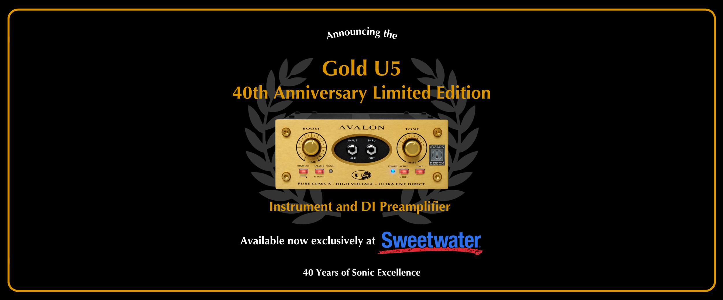 Gold U5 40th Anniversary Special Edition