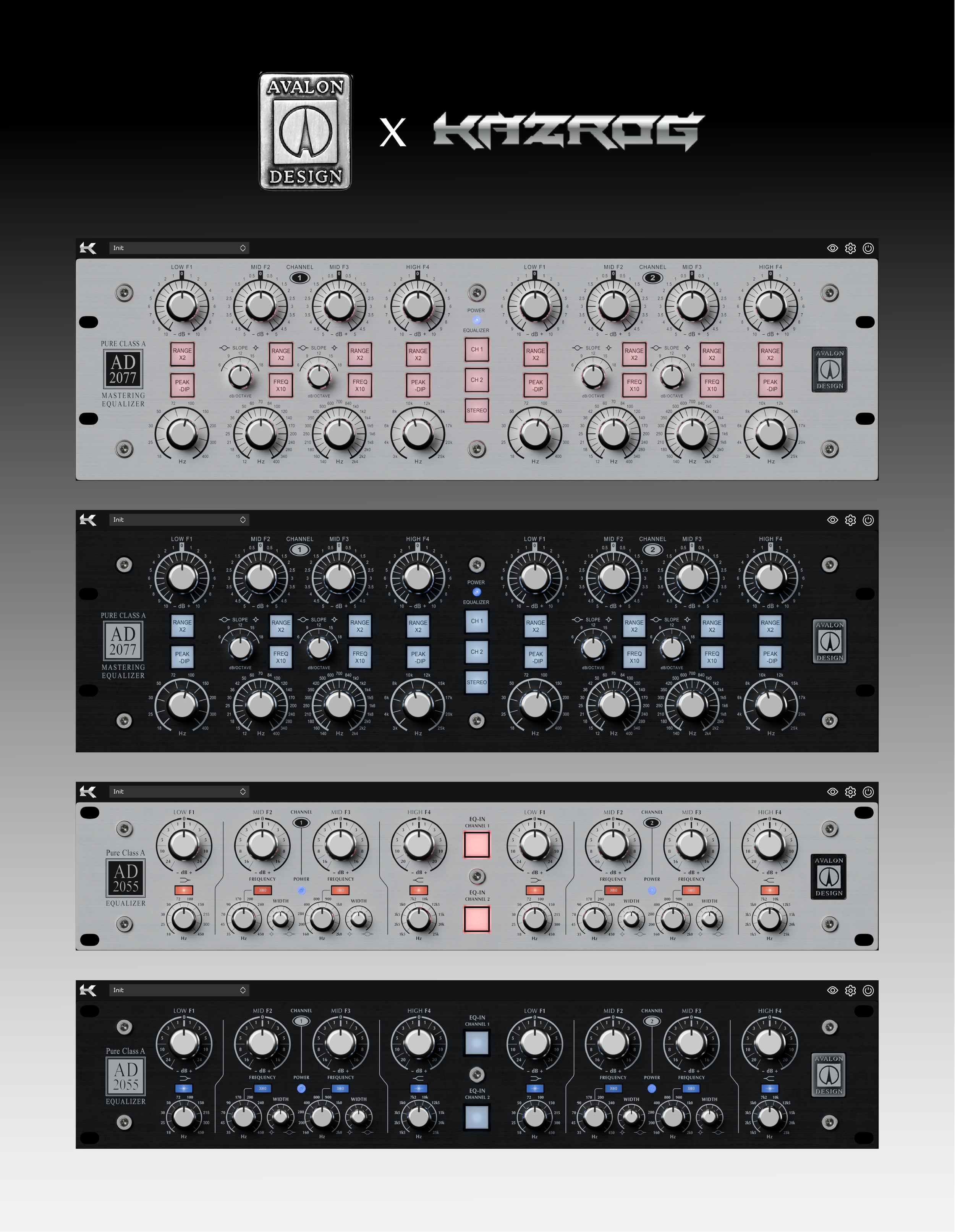ずっと気になってた Avalon Design AD2055 Dual Mono EQ | MUSIC STORE 