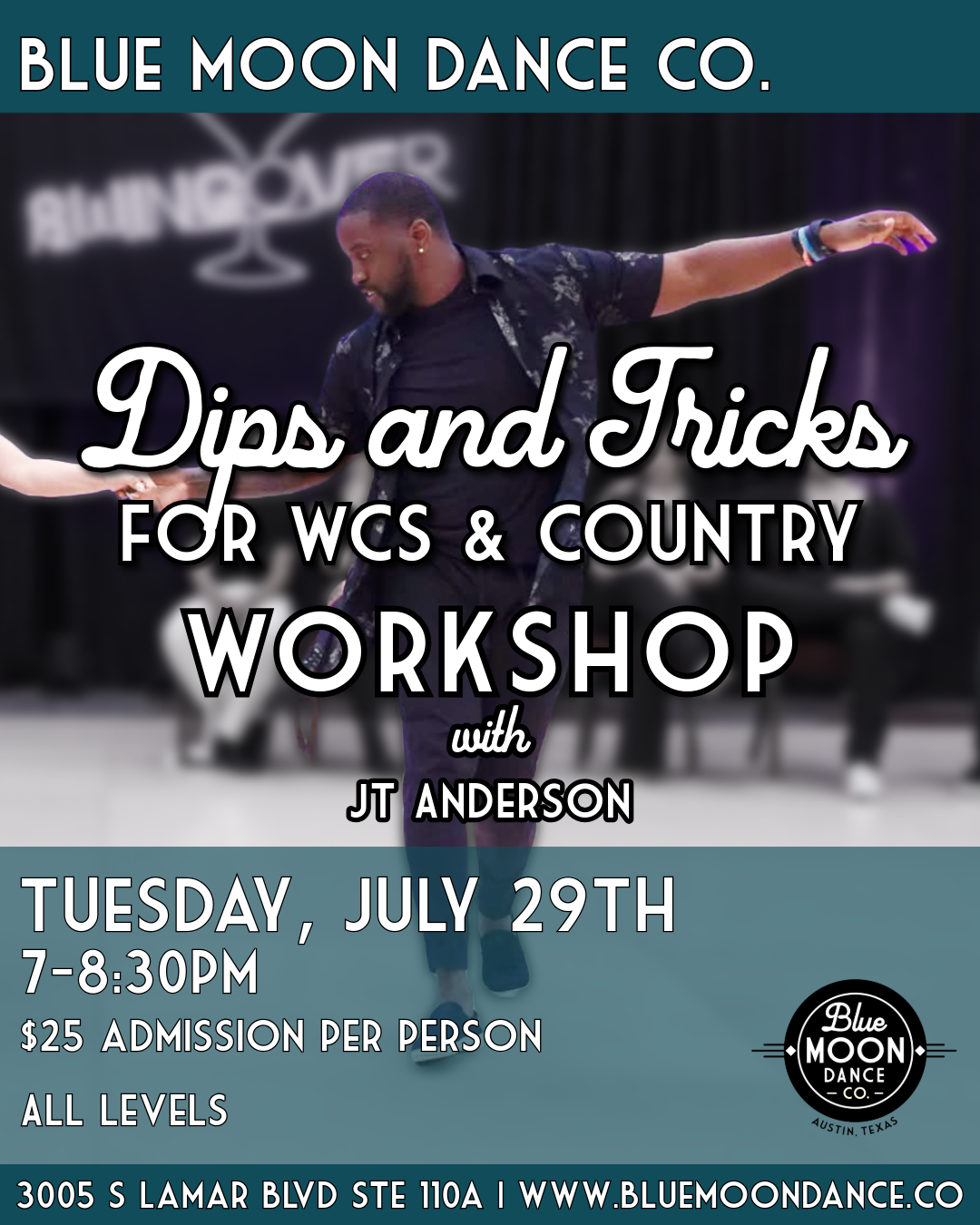 WORKSHOP WEEK: WCS & COuntry Dips and Tricks with JT