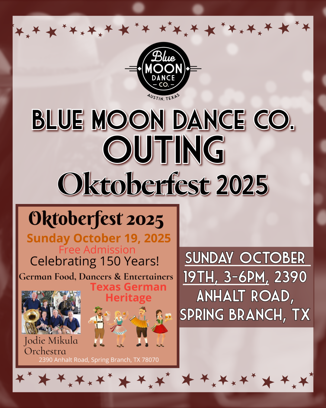 Blue Moon Dance Co. Outing - Oktoberfest 2025