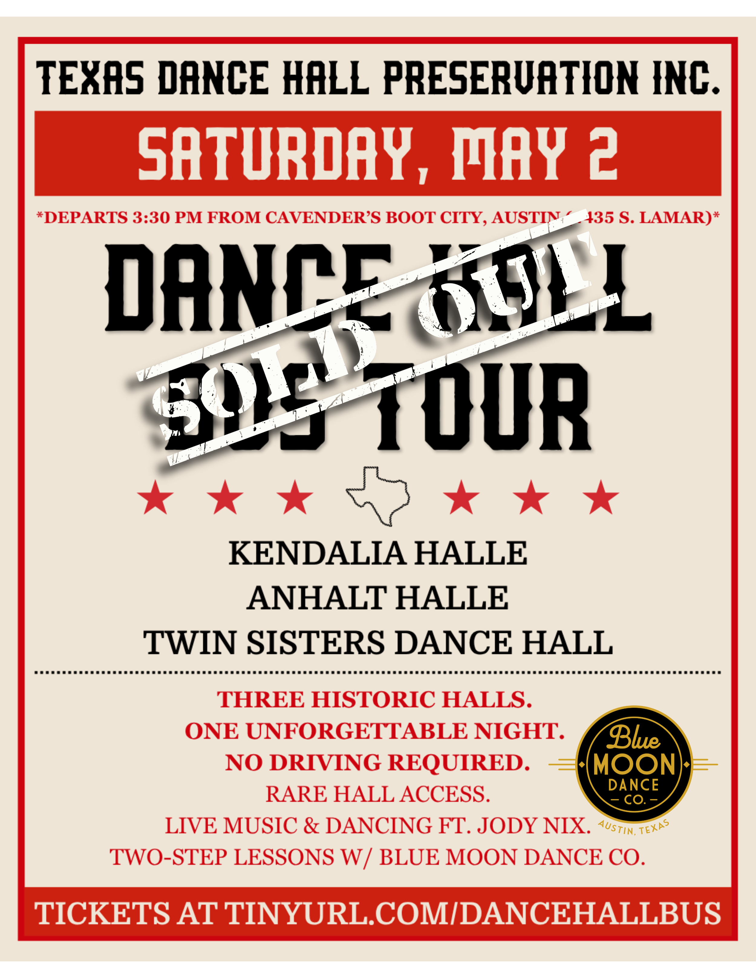 Dance Hall Bus Tour