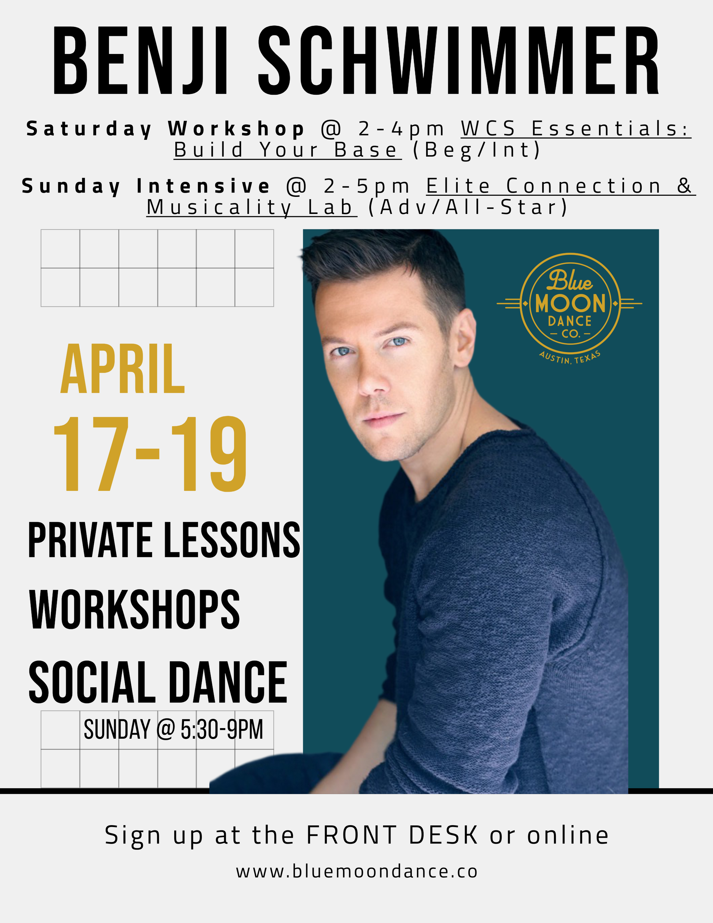Private Lessons with Benji Schwimmer 