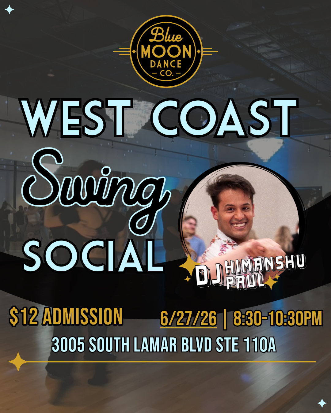 West Coast Swing Social With DJ Himanshu Paul