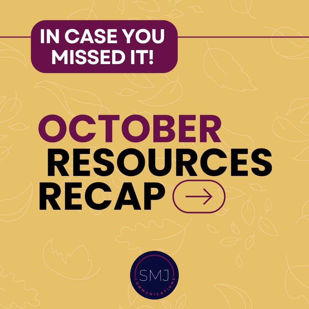 In Case You Missed It!

We packed this month with helpful tools to keep your communications aligned, clear, and consistent. Here&rsquo;s your recap:
📝Blog: How to Keep Your Comms Consistent During the Fall Rush
📝Blog: One Message, Many Channels: Ho