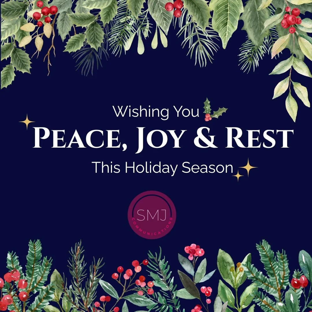 This season, we&rsquo;re pausing to say thank you.

To our clients, collaborators, and community: Your partnership and purpose inspire us every day.

We hope you find rest, reflection, and moments of joy this holiday season. ❄️

From all of us at SMJ