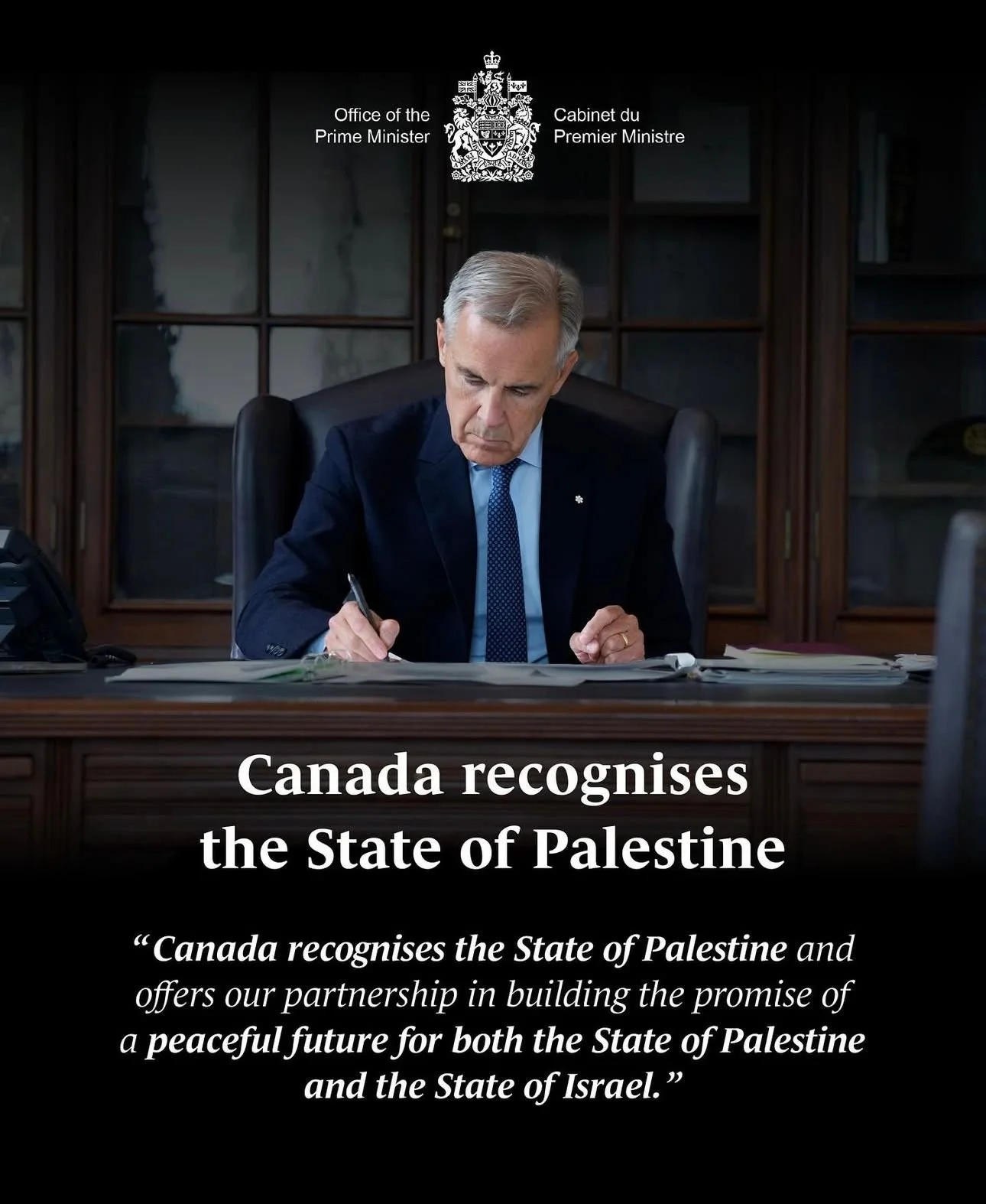 Statement by Prime Minister Carney on Canada’s recognition of the State of Palestine