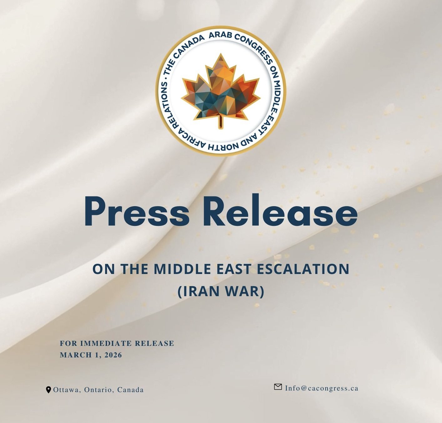 On the Grave Military Escalation in the Middle East and the Imperative of Protecting Sovereignty and International Stability