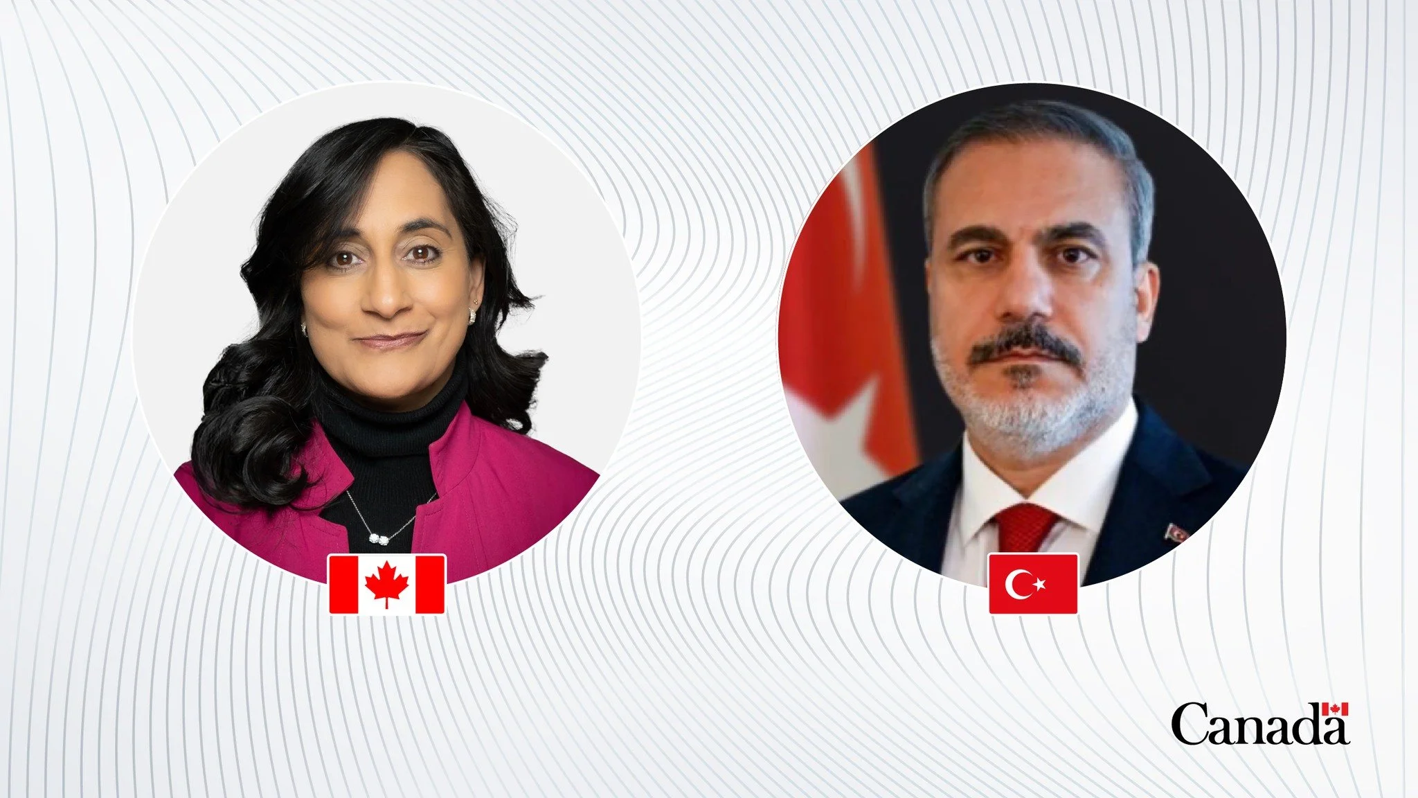 Minister Anand Call with her Turkish CounterPart Minister Hakan Fidan