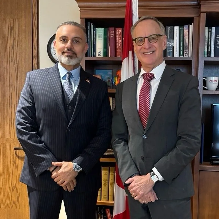 Parliamentary Secretary to the Minister of Foreign Affairs, The Honourable Robert Oliphant met with the Ambassador of Qatar to Canada, H.E Tariq Al-Ansari