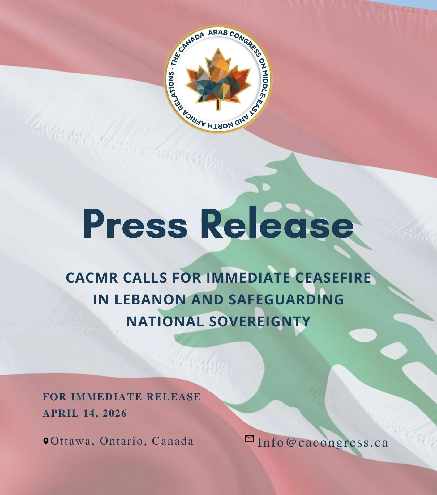CACMR Calls for Immediate Ceasefire in Lebanon and Safeguarding National Sovereignty