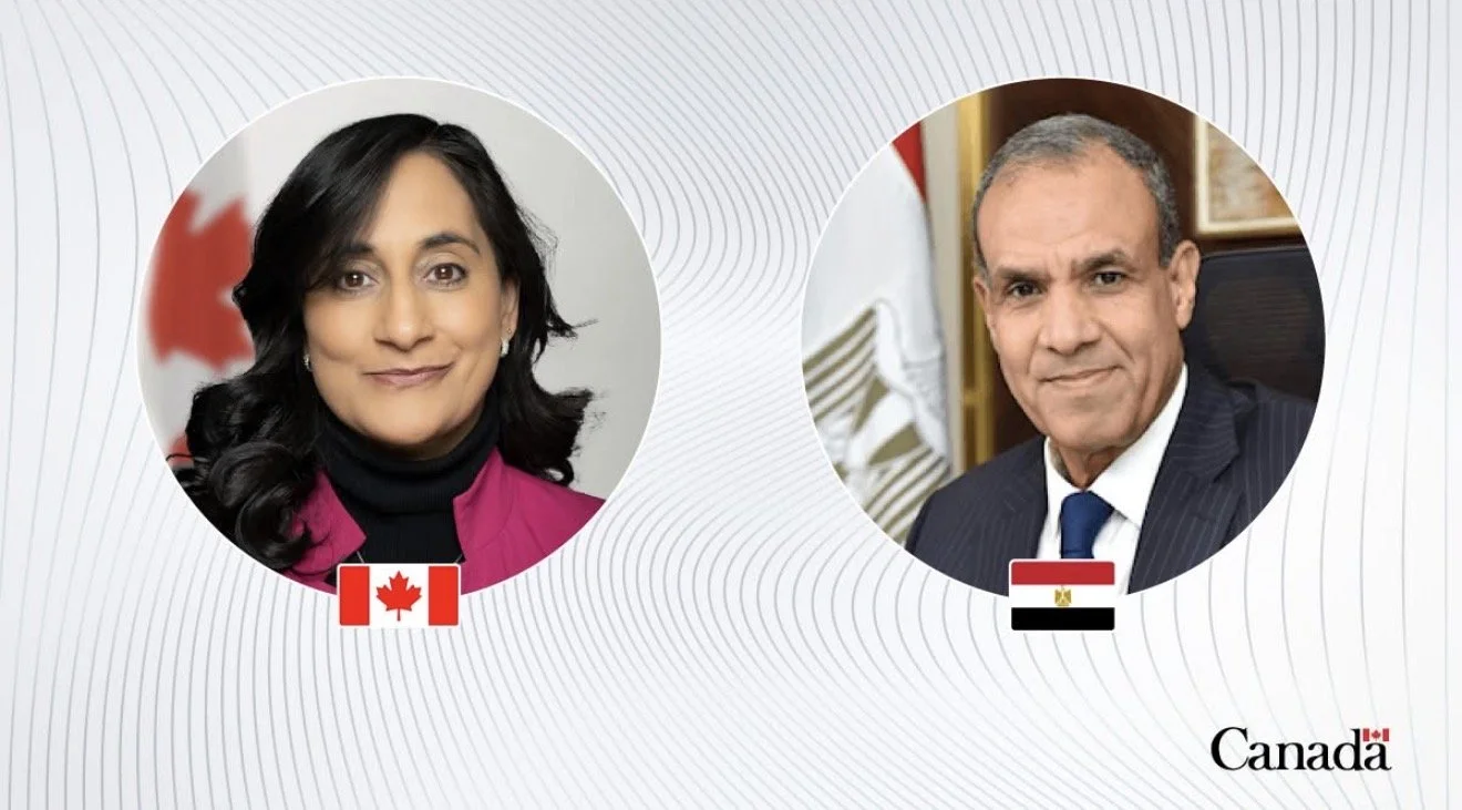 Minister Anand spoke with her Egyptian counterpart to discuss developments in the Middle East