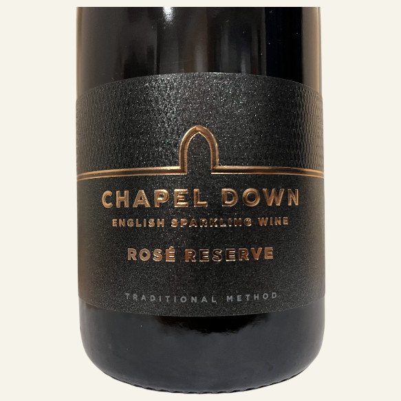 Chapel Down Rose Reserve 2021 Label