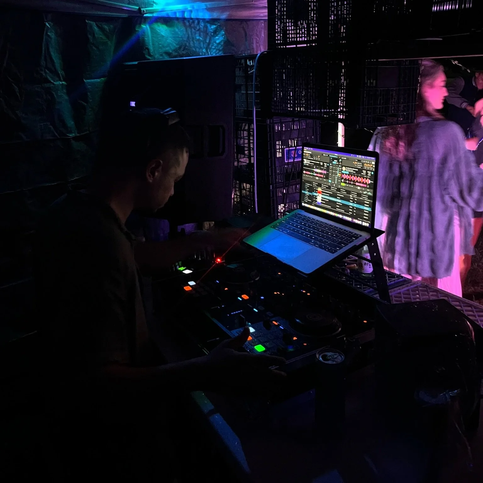 Very focused in the DJ booth. Book for your event now!