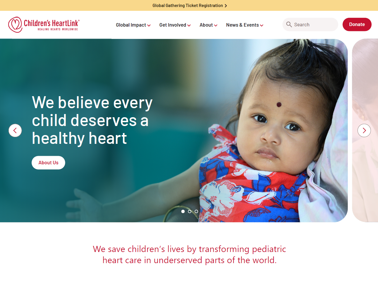 Children's HeartLink Home Hero