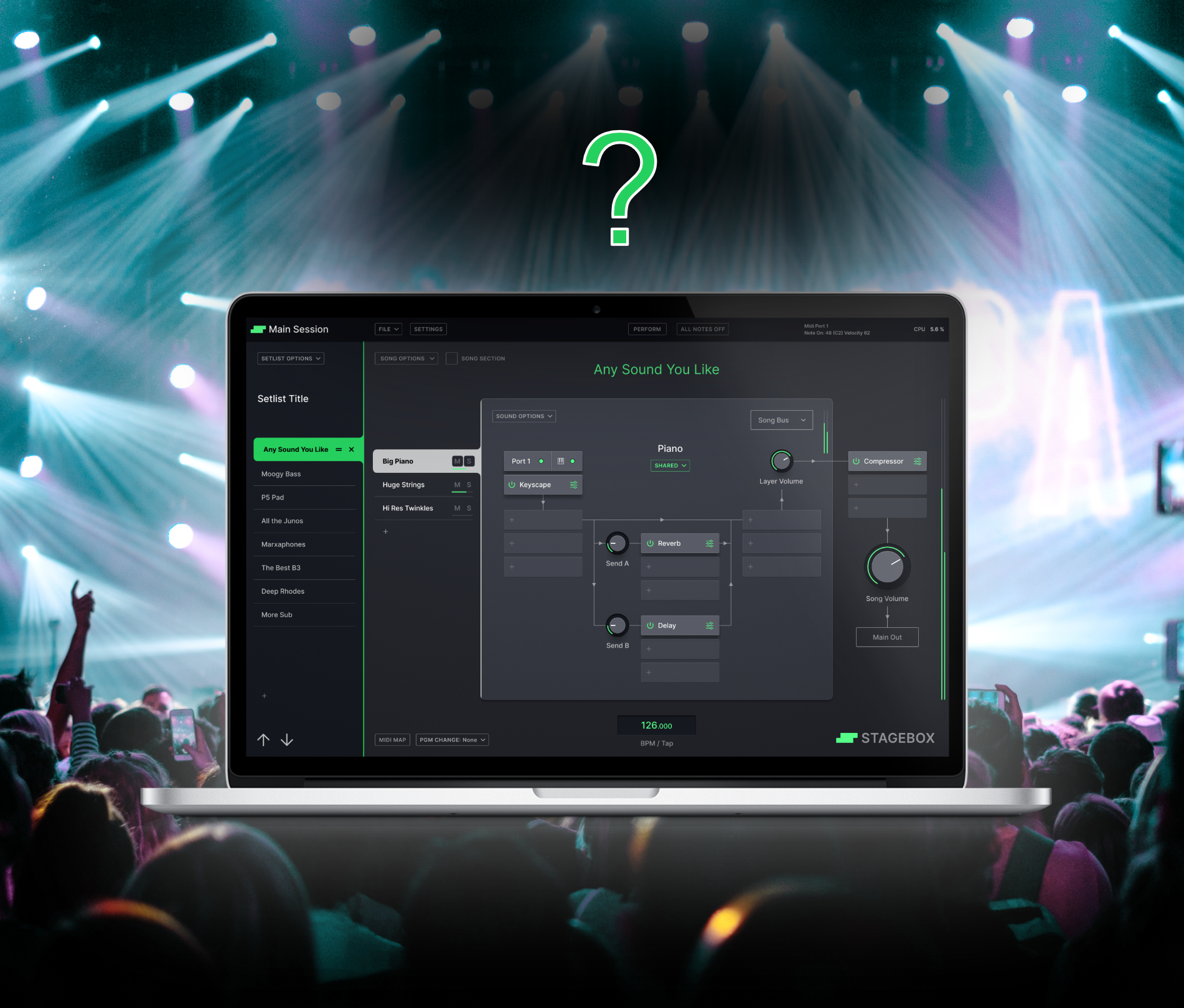 How reliable are laptops for stage use? 