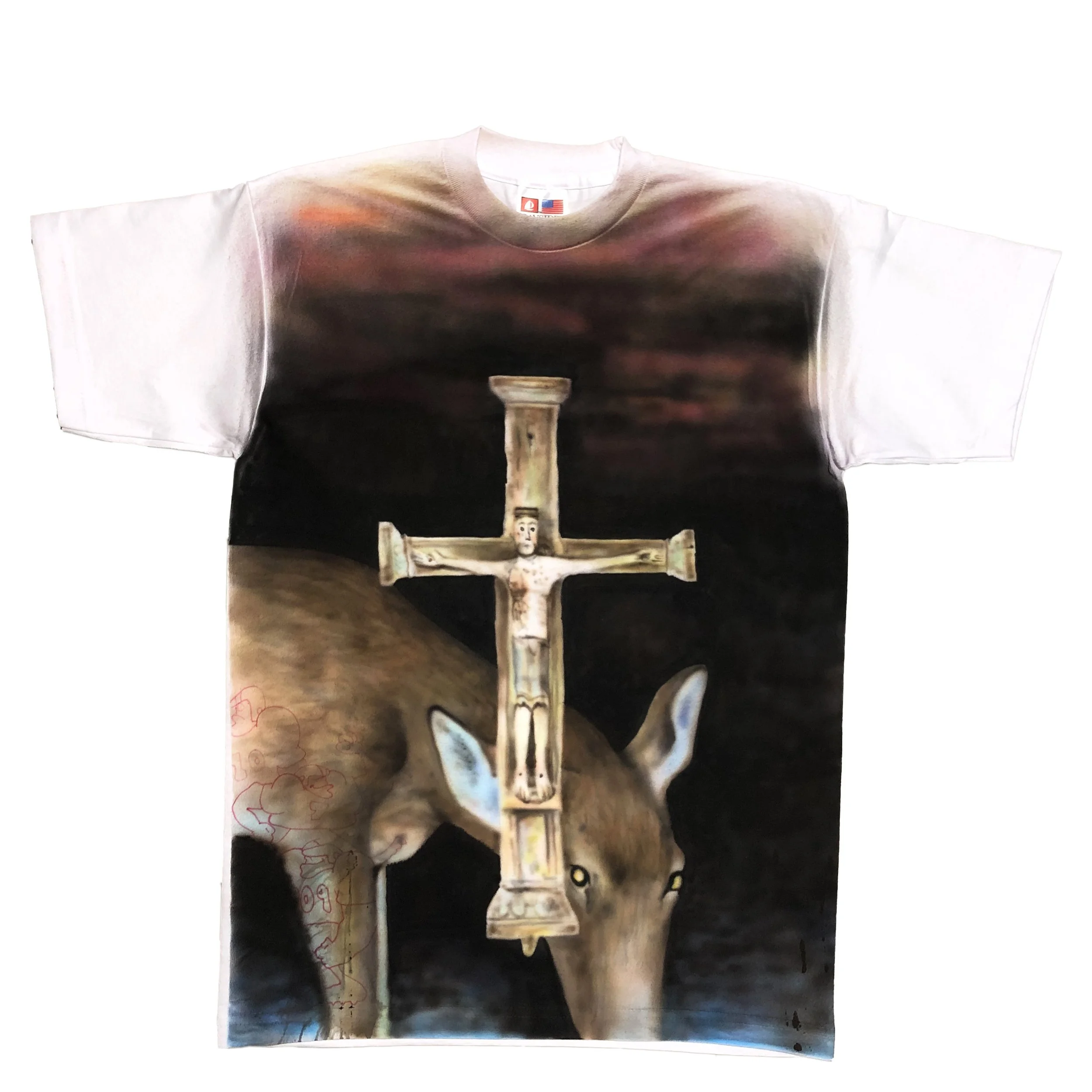 M vision of St Hubert approximated