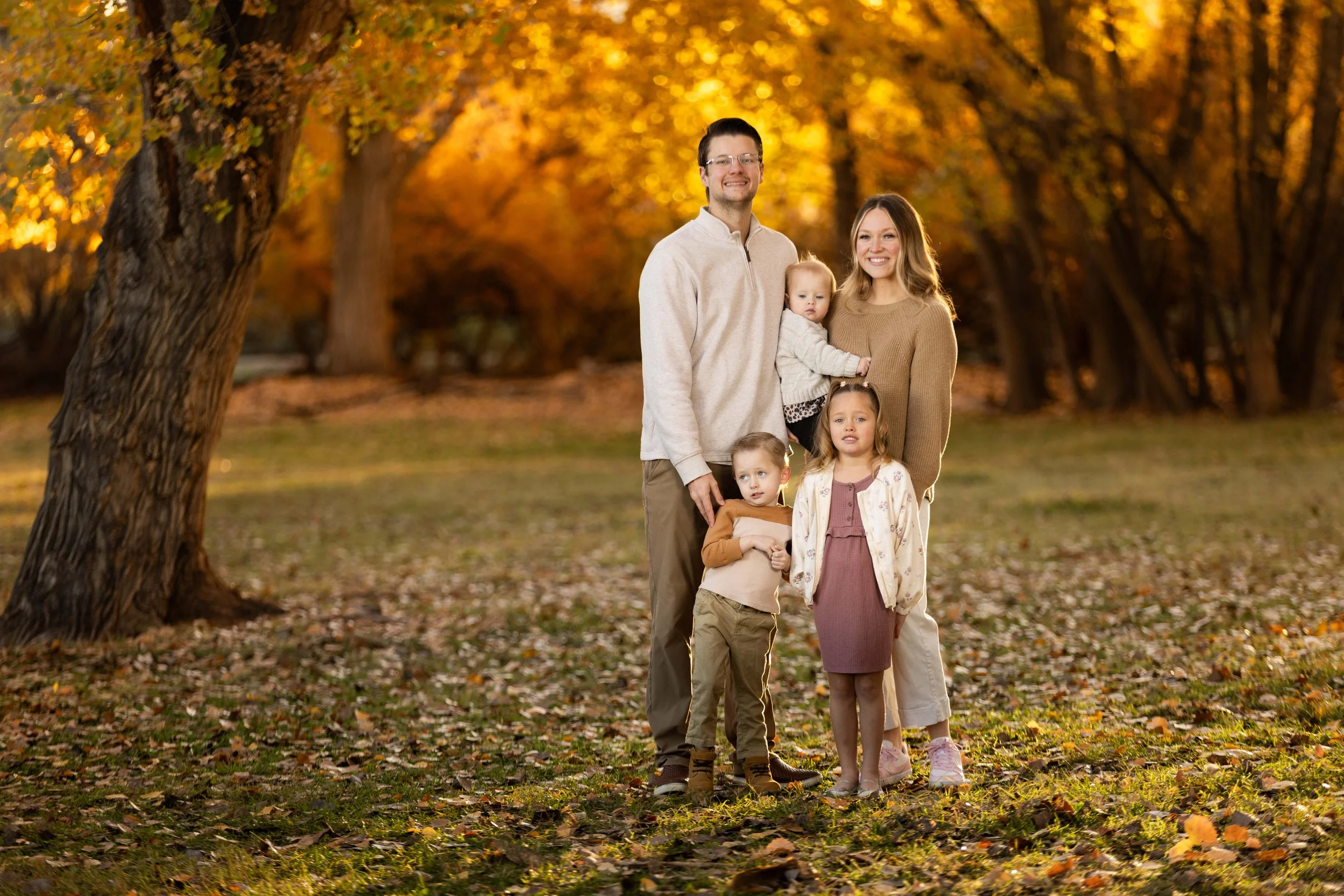 Autumn family portrait