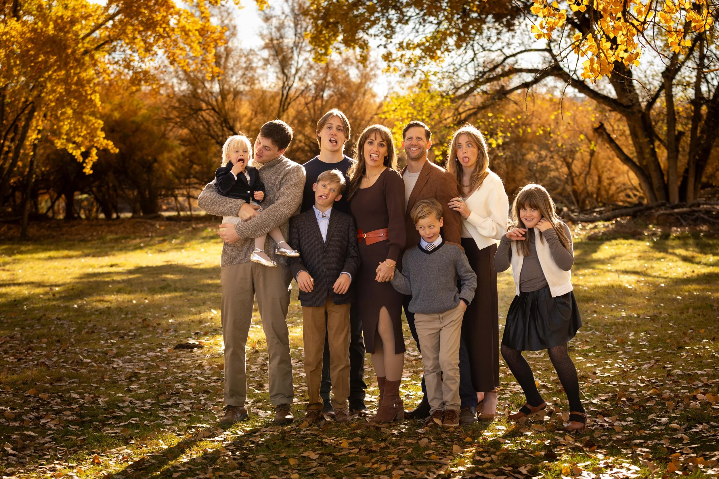 best places to take family photos in the fall in southern utah