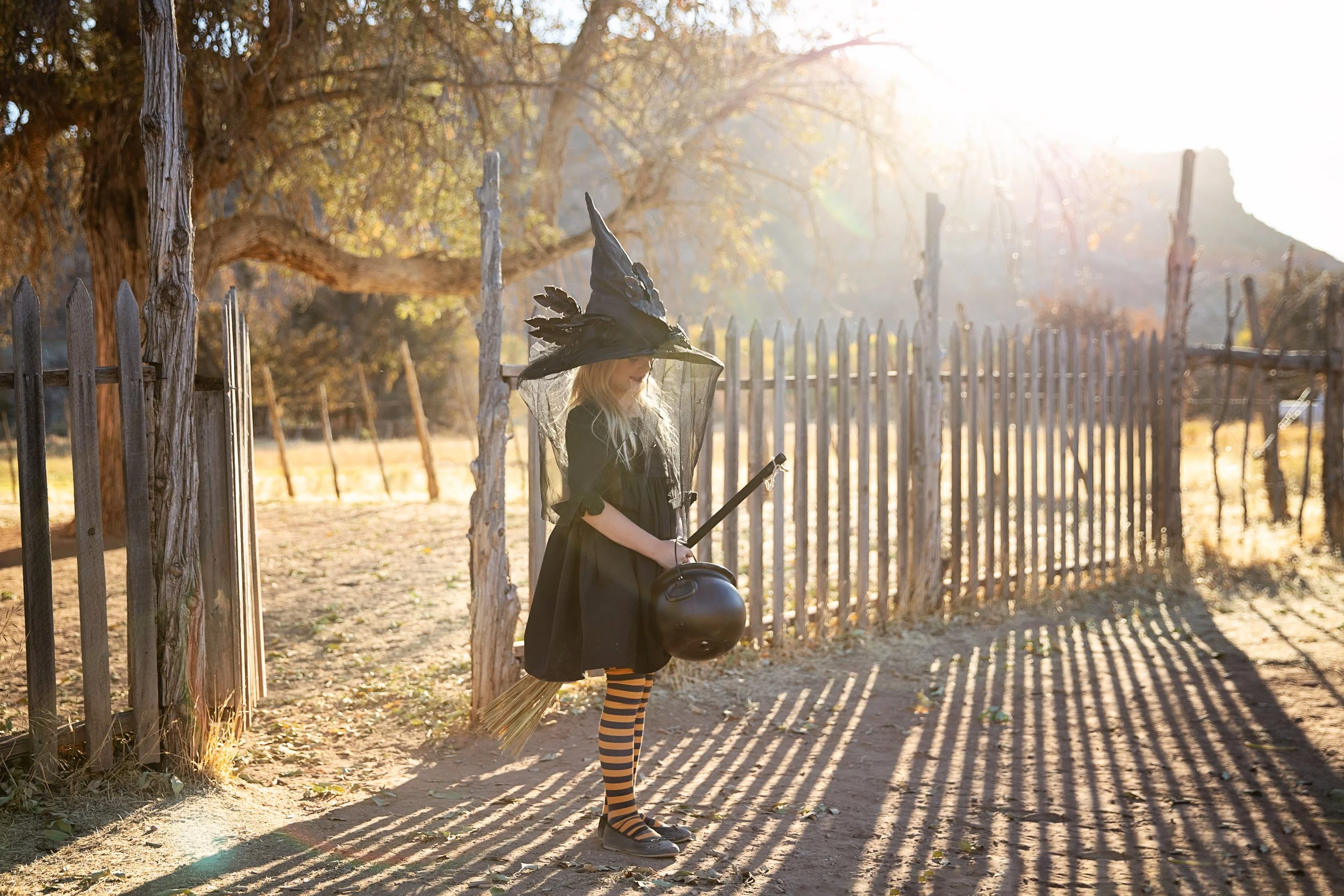 Magical children's portrait photographer - pioneer ghost town in Grafton Utah