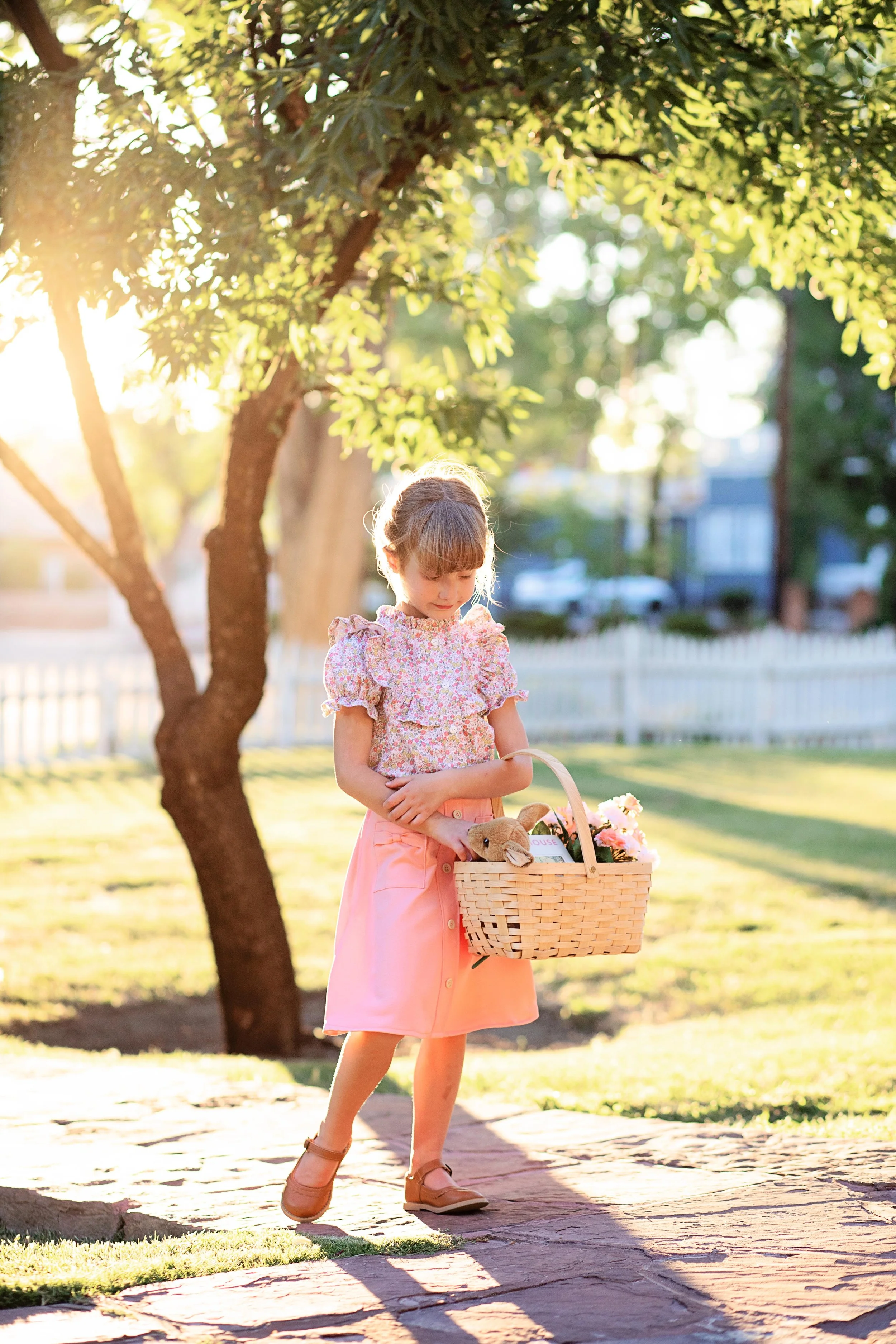 Photographer near Zion National park - vintage style child portraits. Brigham young home.