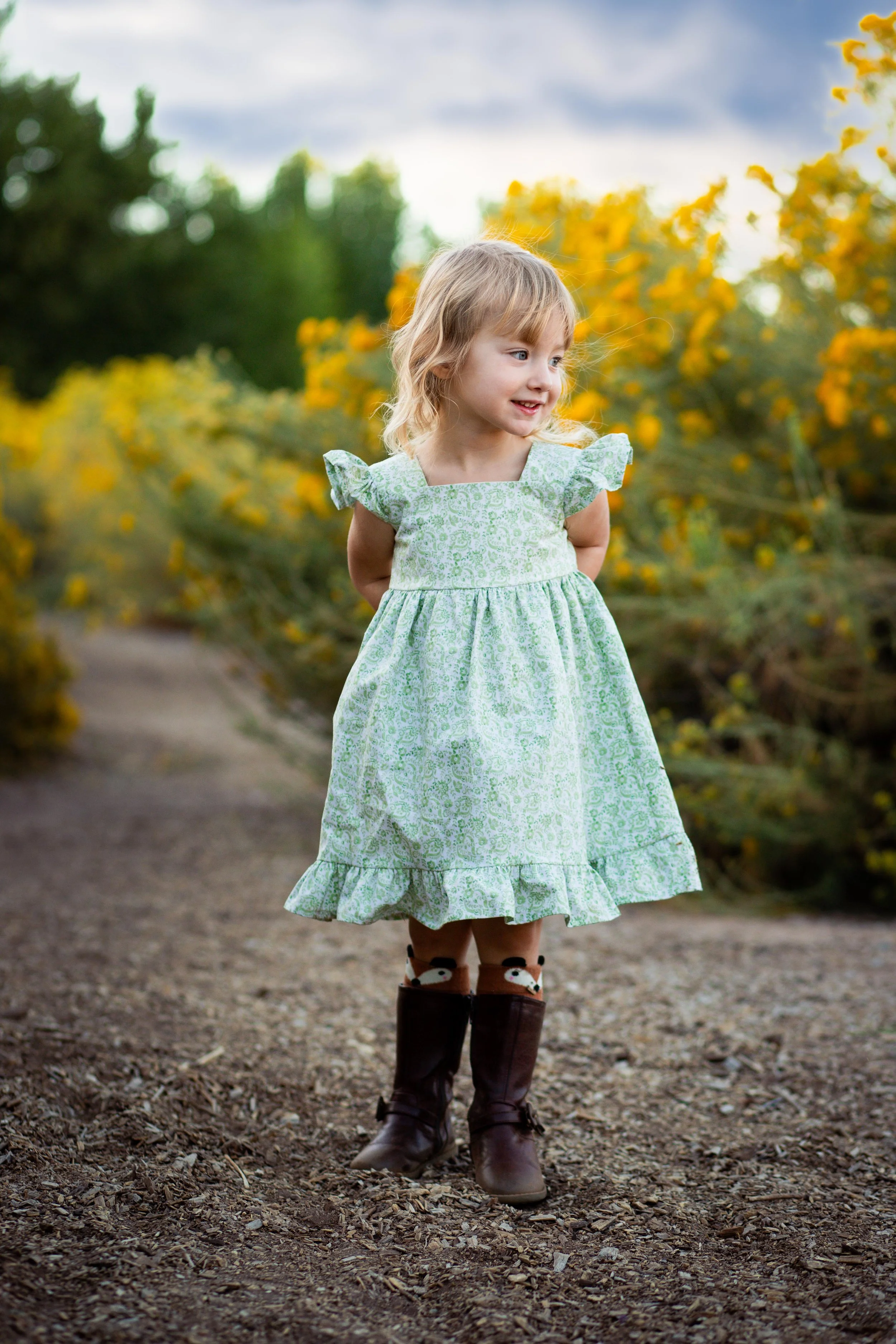 Cinematic fall portraits
