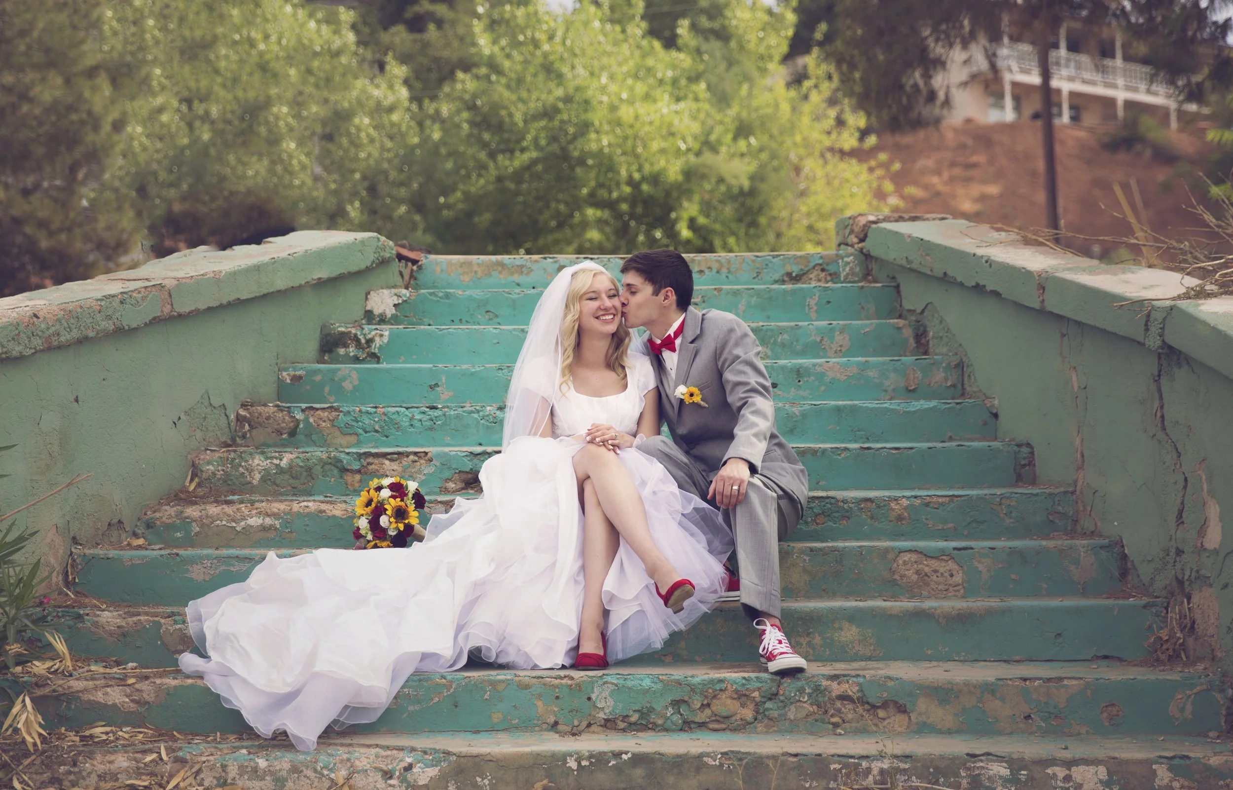 Cinematic bridal portait photographer in southern Utah.