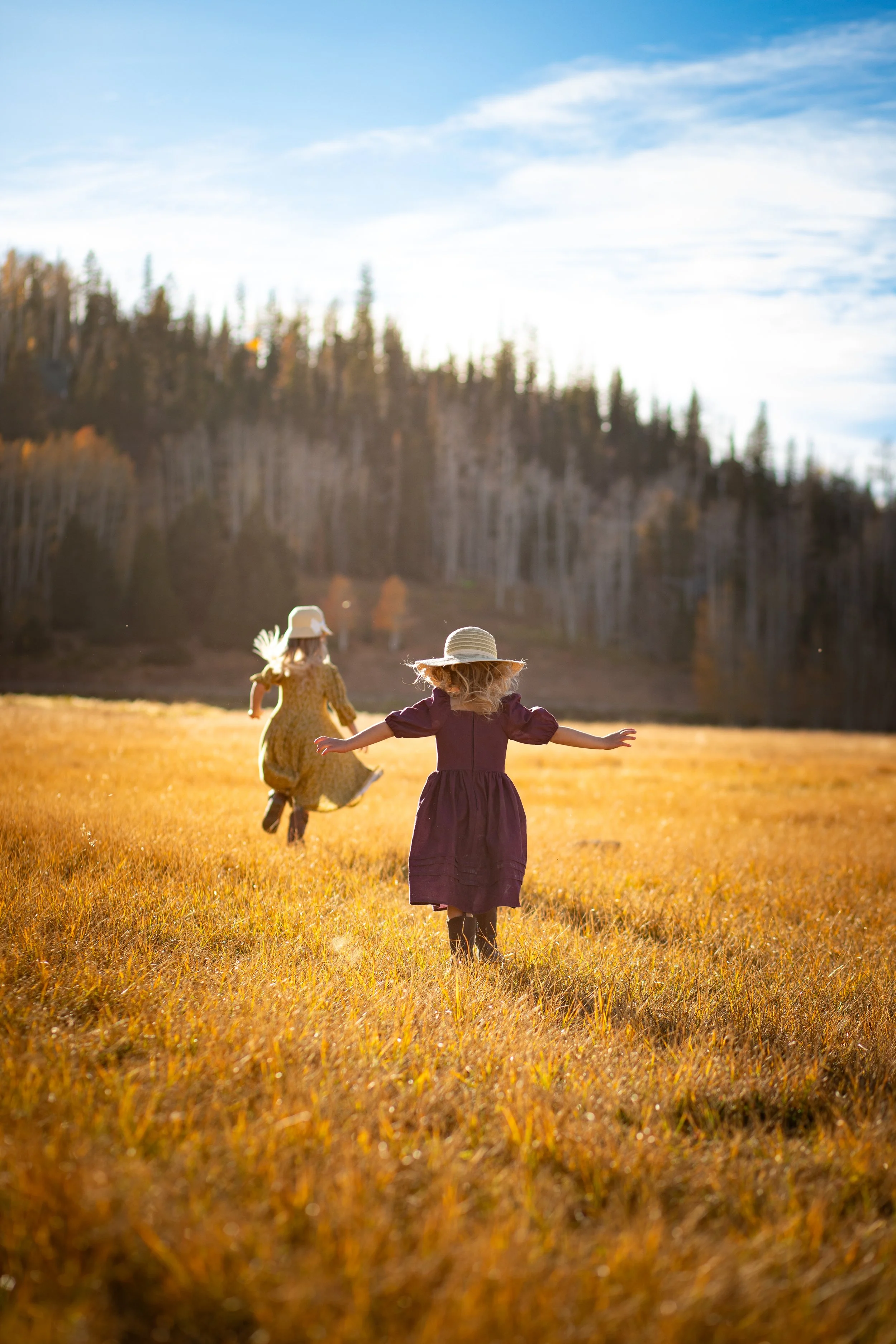 Whimsical children’s photography in Southern Utah, Magical childhood photos in the desert
