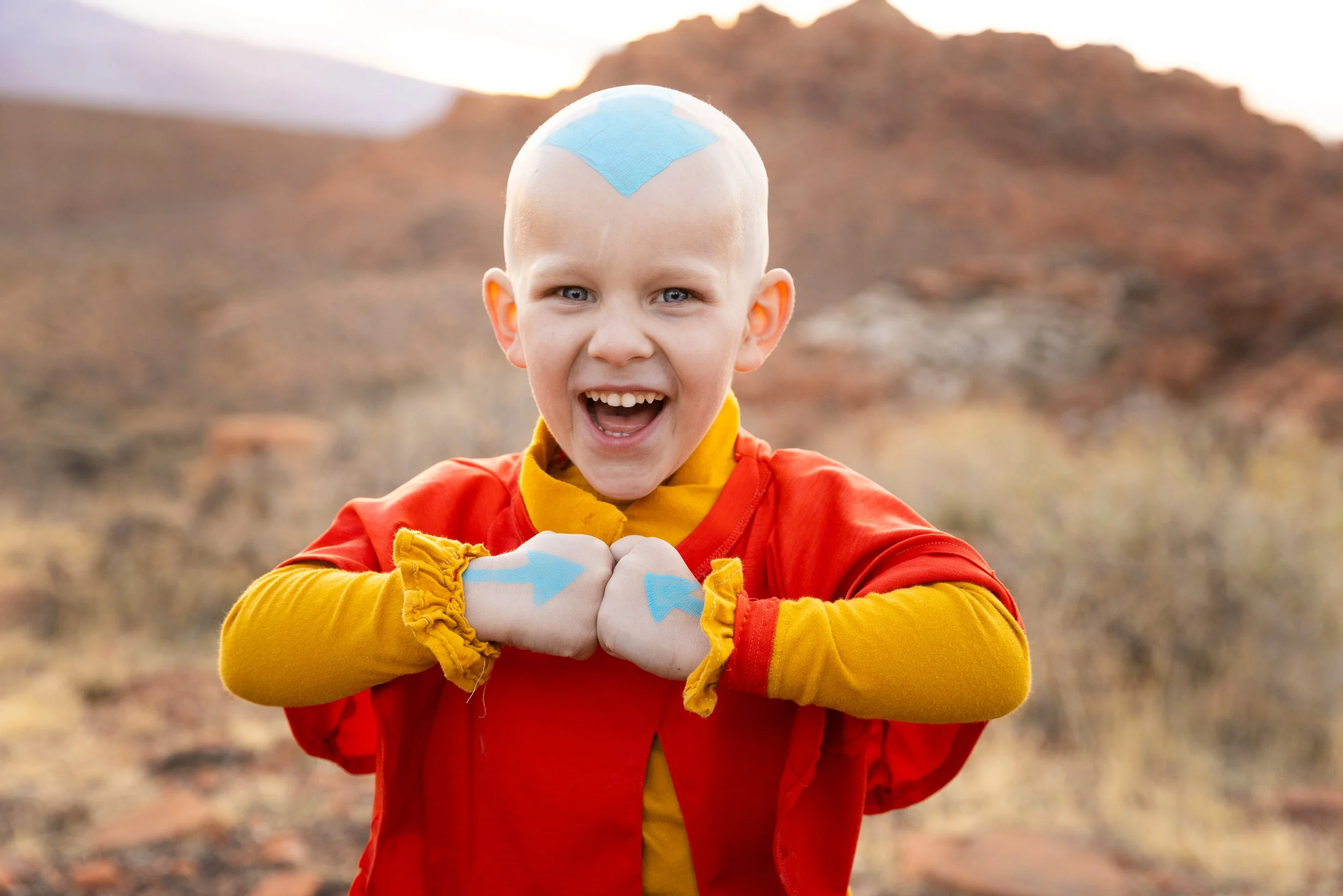 Dreamy children’s photography in Southern Utah, Magical childhood photos in the desert