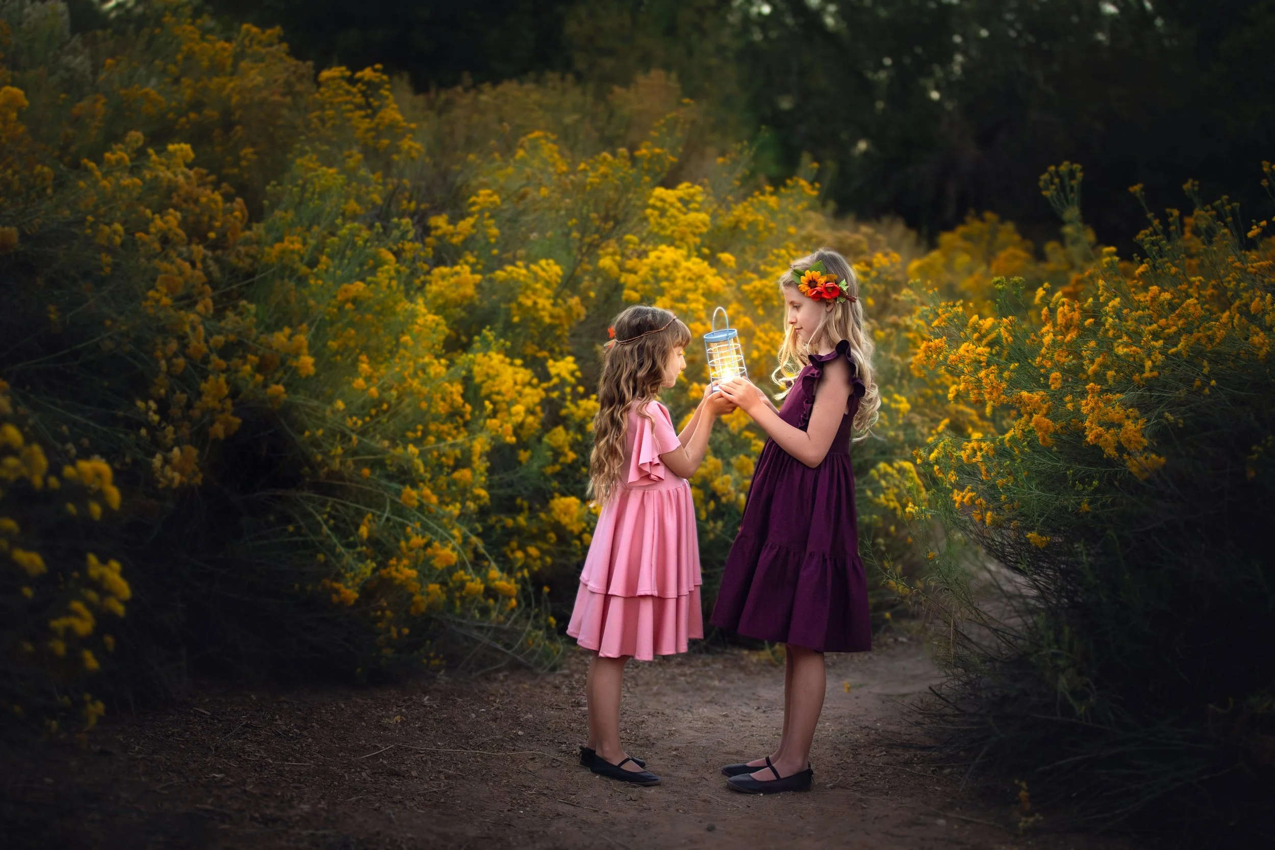 Whimsical children’s photography in Southern Utah, Magical childhood photos in the desert