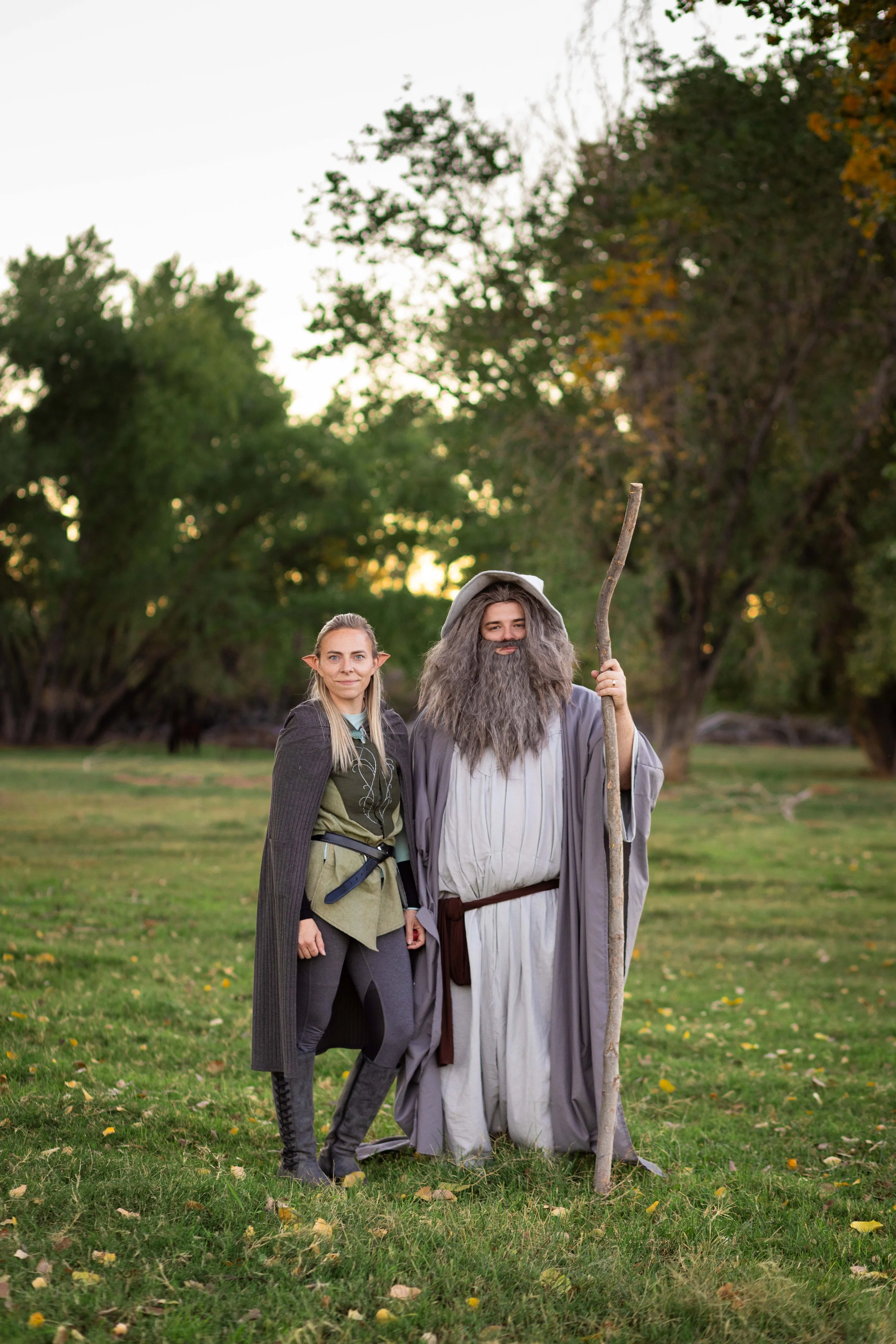 Lord of the rings themed family portraits in southern utah, kirkland field. grassy field. 