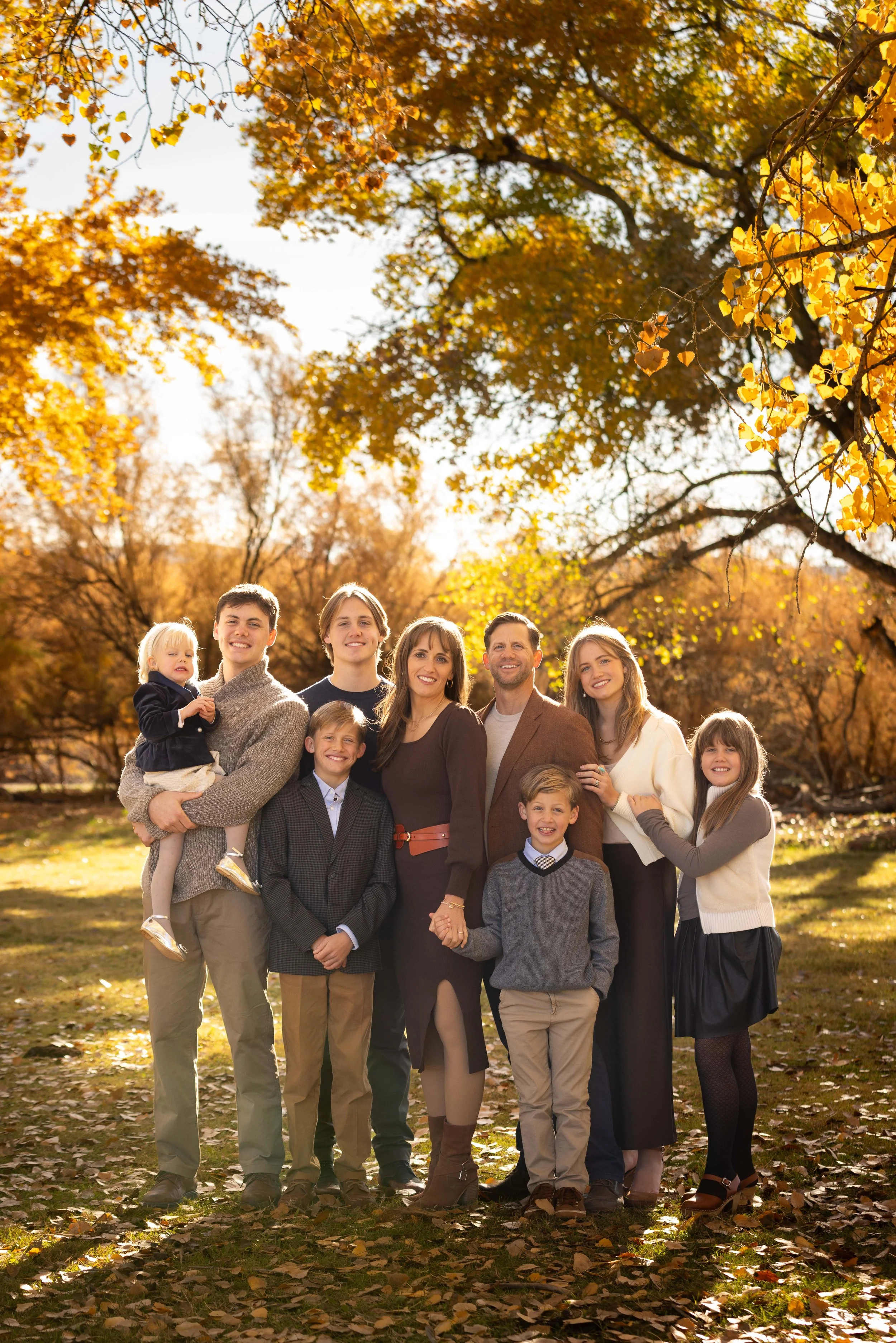 Why fall is the best time for family photos in southern Utah