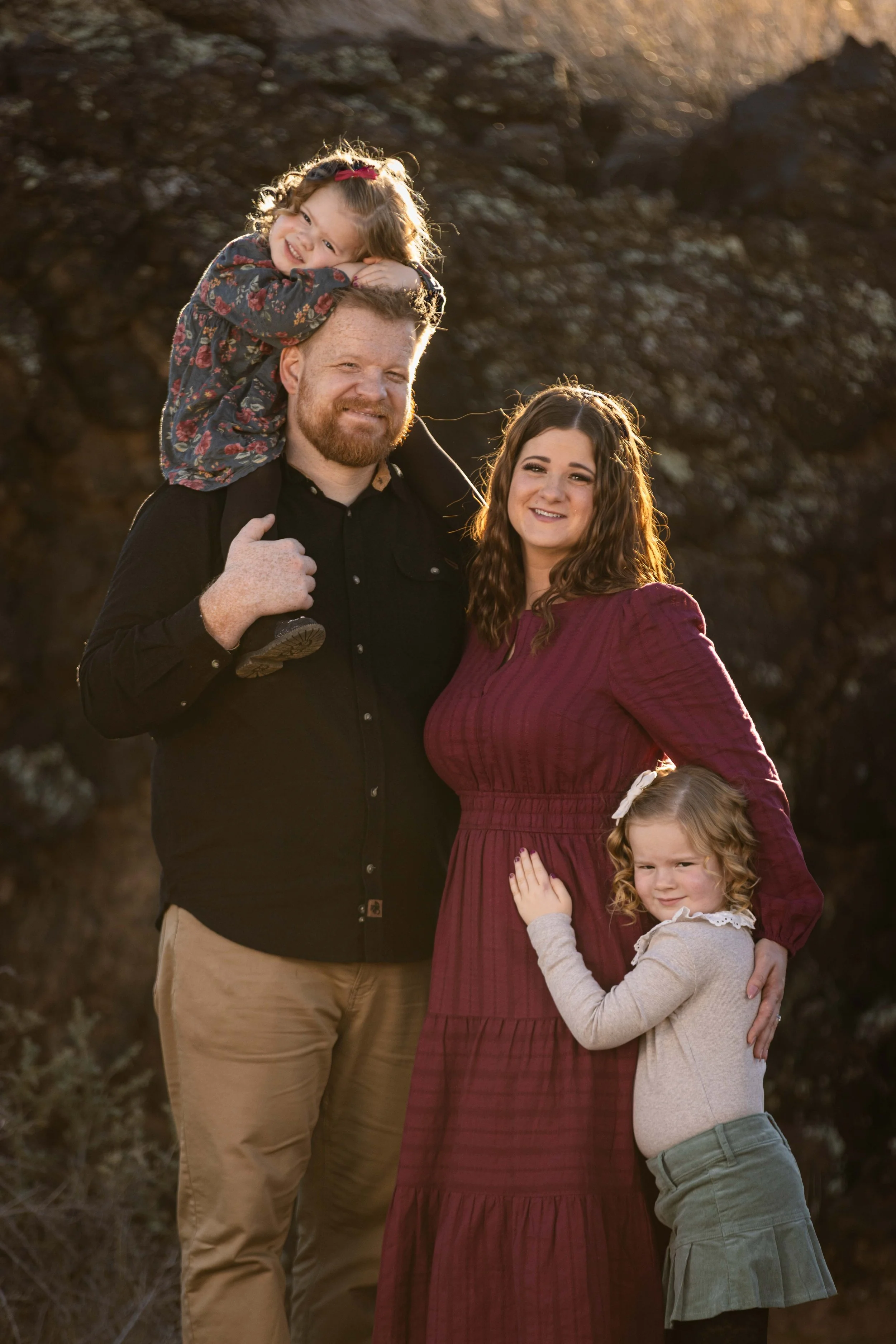 Sweet family moment