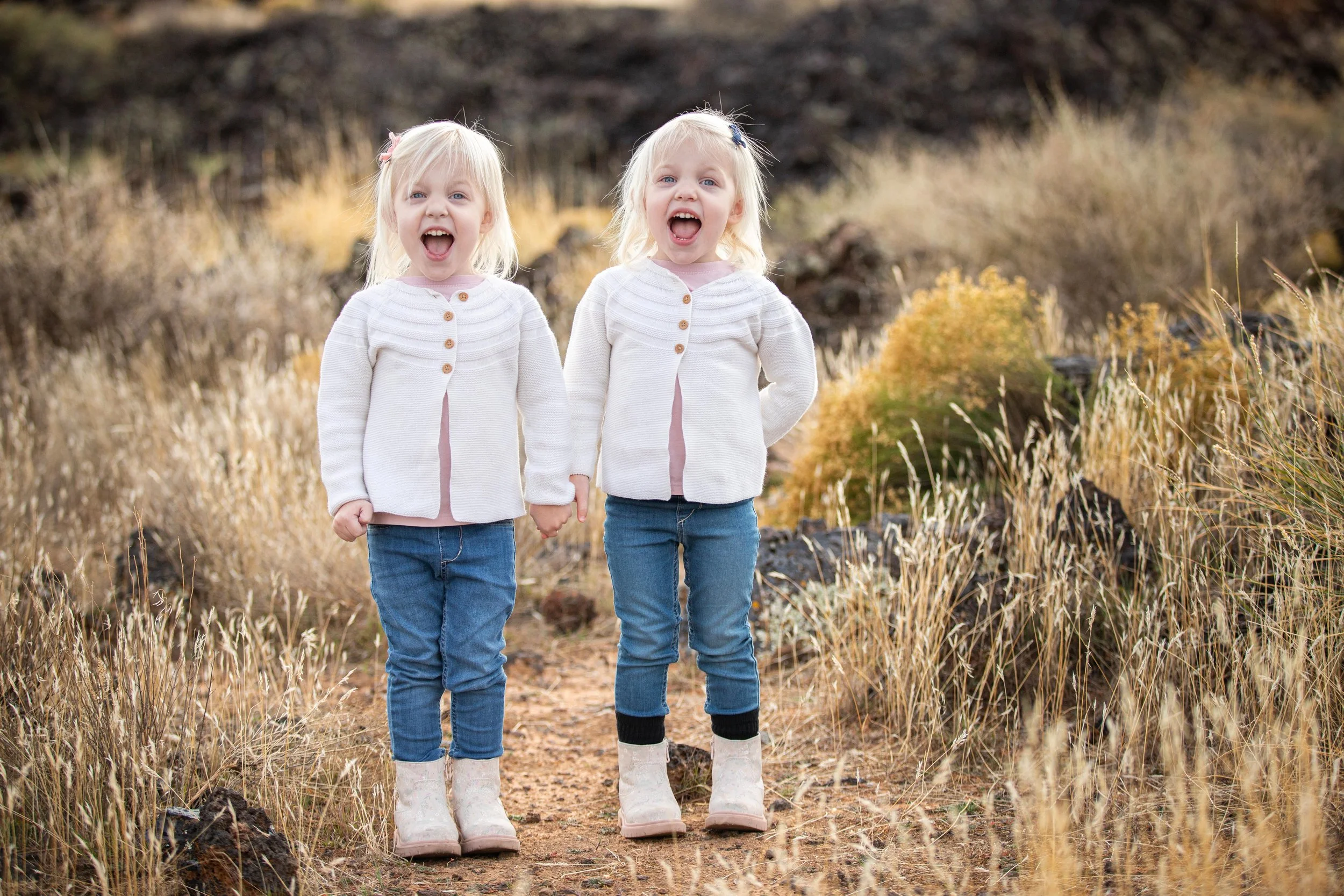 Fun photography of kids in southern utah